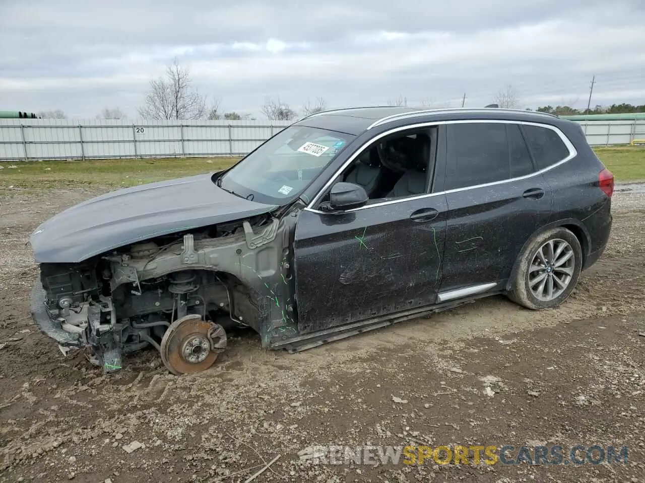 1 Photograph of a damaged car 5UXTR7C51KLR46420 BMW X3 2019