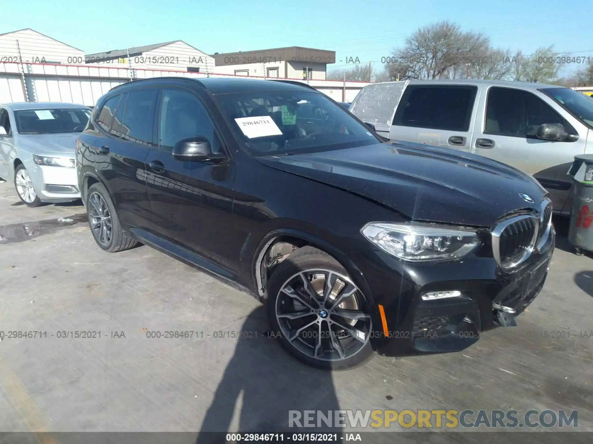 1 Photograph of a damaged car 5UXTR7C51KLR49656 BMW X3 2019