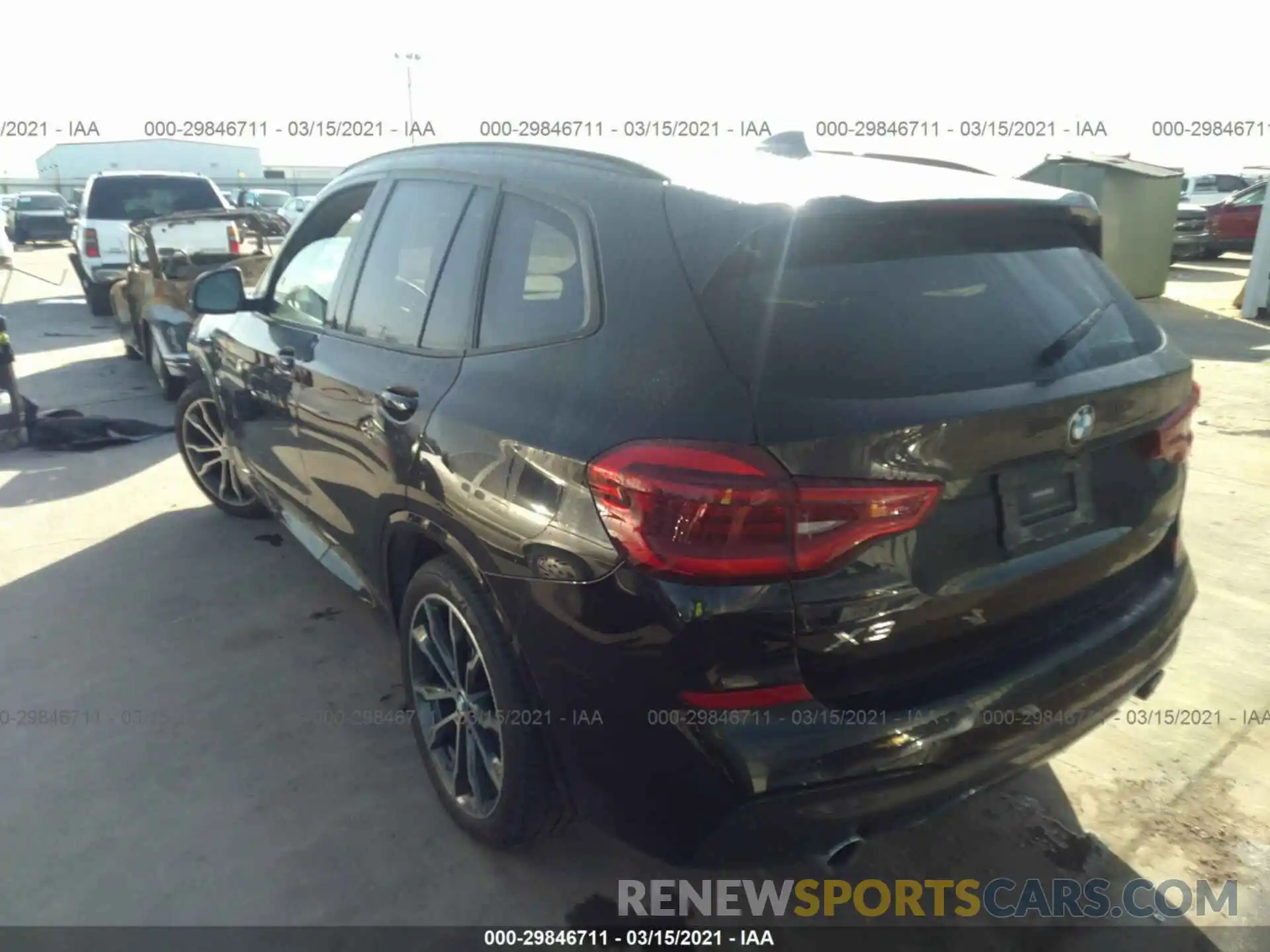 3 Photograph of a damaged car 5UXTR7C51KLR49656 BMW X3 2019