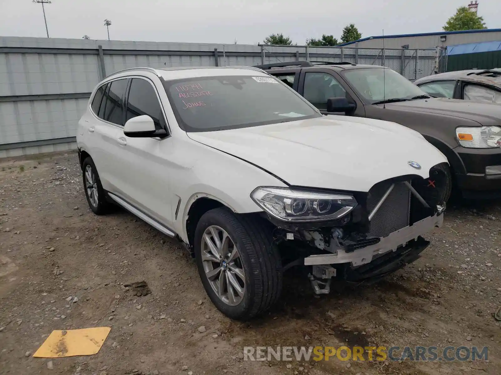 1 Photograph of a damaged car 5UXTR7C52KLE94786 BMW X3 2019