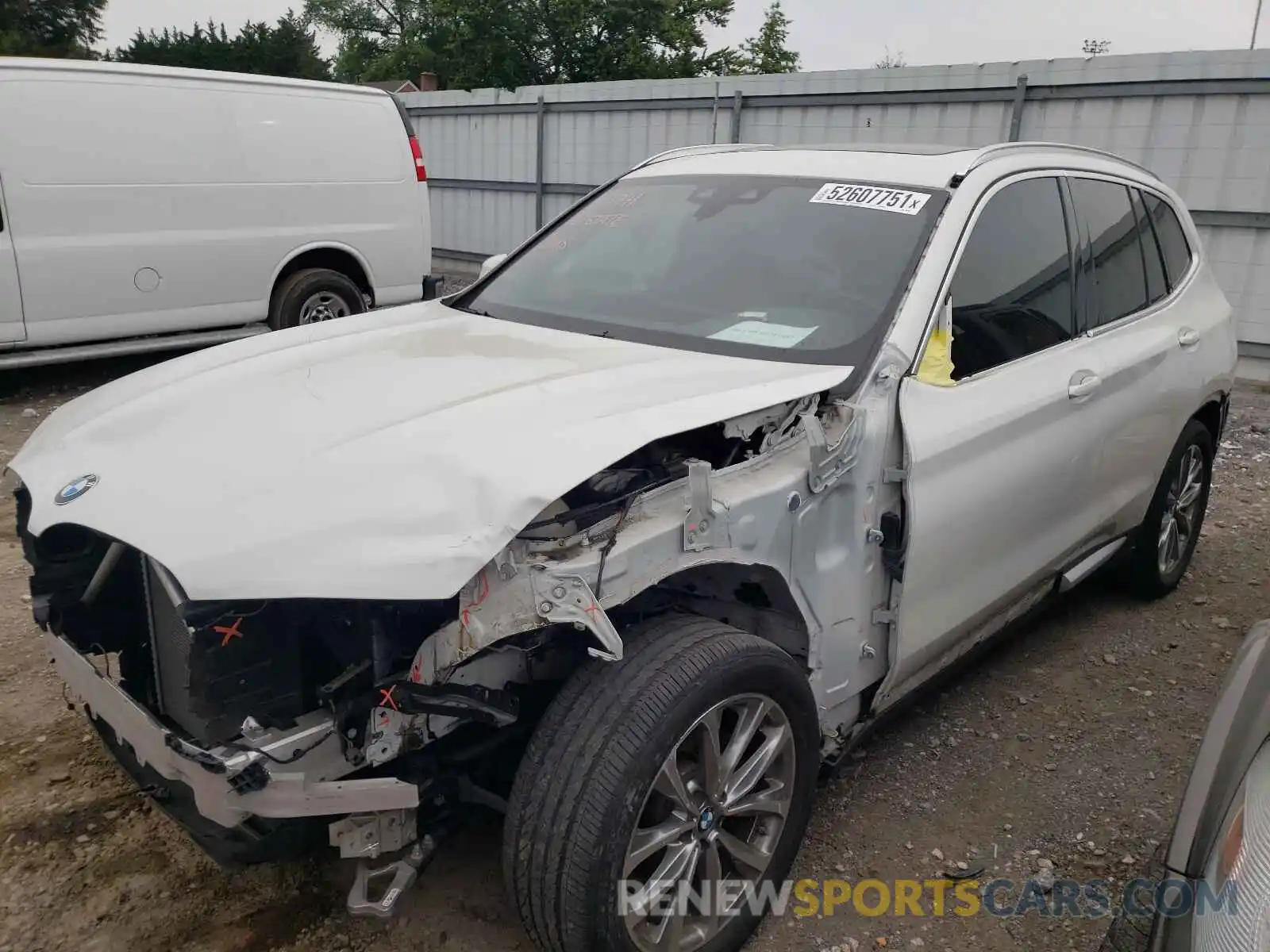 2 Photograph of a damaged car 5UXTR7C52KLE94786 BMW X3 2019