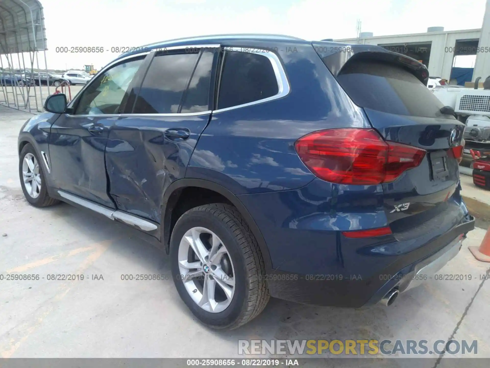 3 Photograph of a damaged car 5UXTR7C52KLF24840 BMW X3 2019