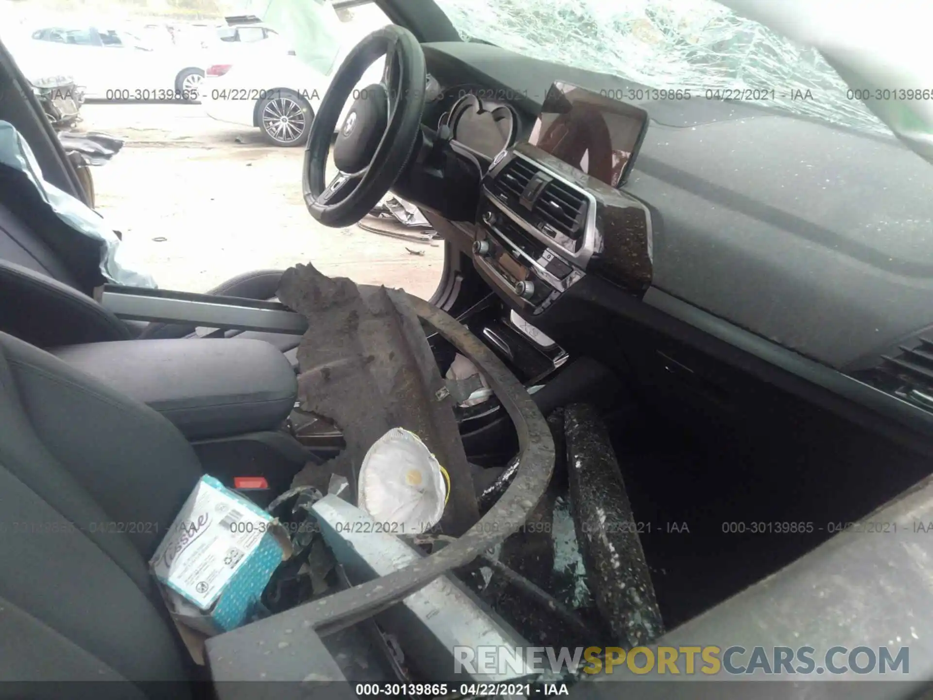 5 Photograph of a damaged car 5UXTR7C52KLF31304 BMW X3 2019