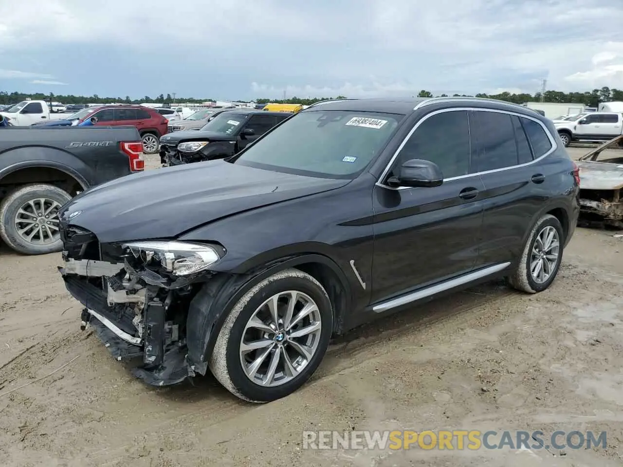 1 Photograph of a damaged car 5UXTR7C52KLR44899 BMW X3 2019