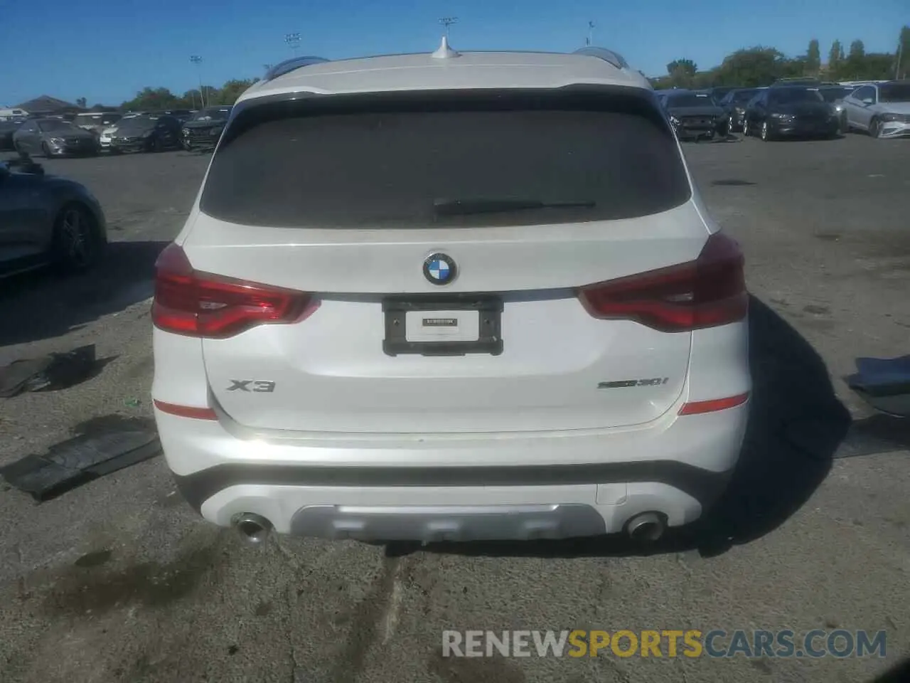 6 Photograph of a damaged car 5UXTR7C52KLR51335 BMW X3 2019