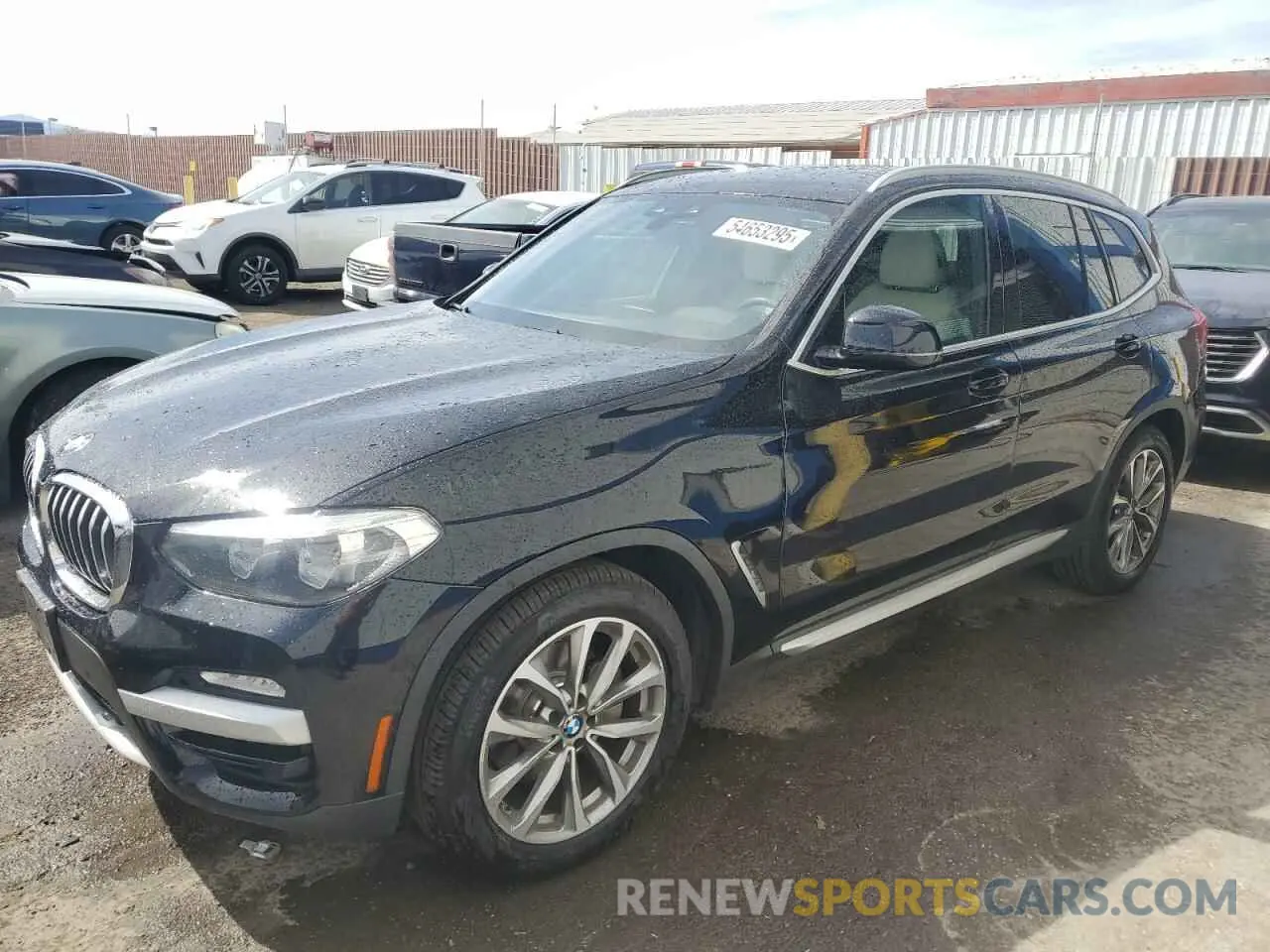1 Photograph of a damaged car 5UXTR7C52KLR51402 BMW X3 2019
