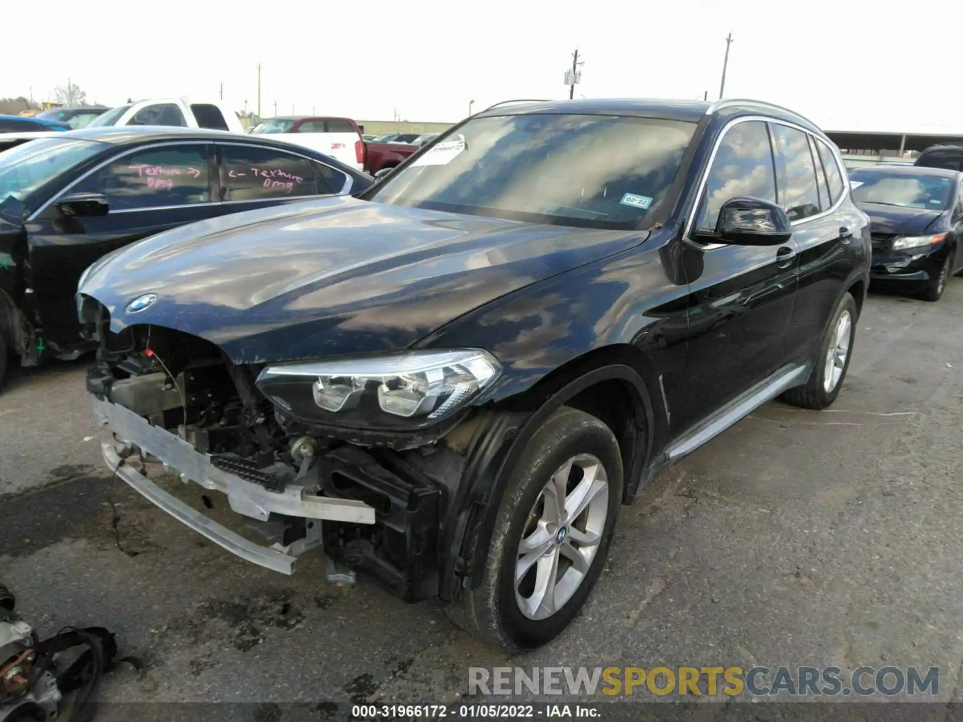 2 Photograph of a damaged car 5UXTR7C53KLF24426 BMW X3 2019