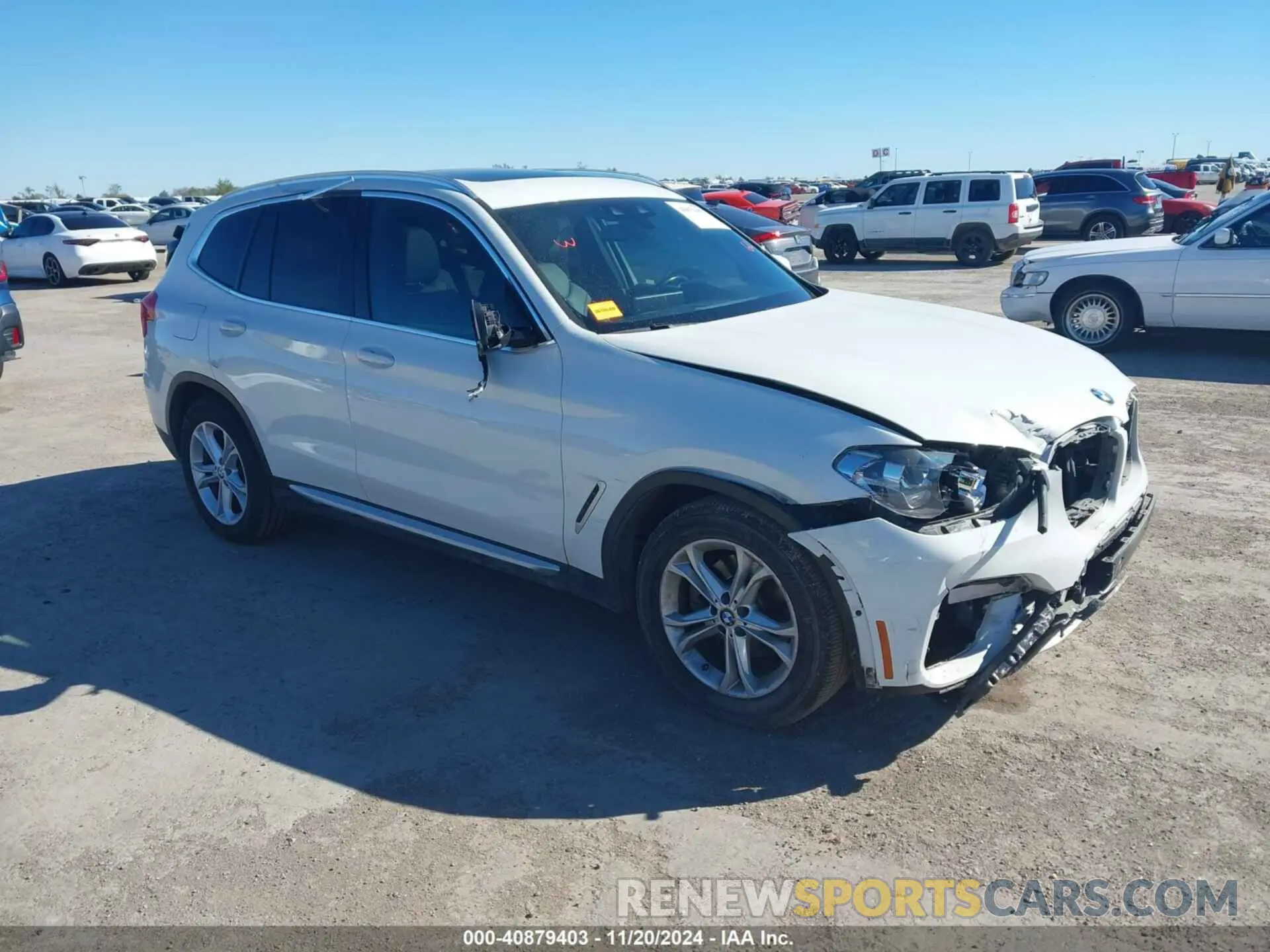 1 Photograph of a damaged car 5UXTR7C53KLF25074 BMW X3 2019