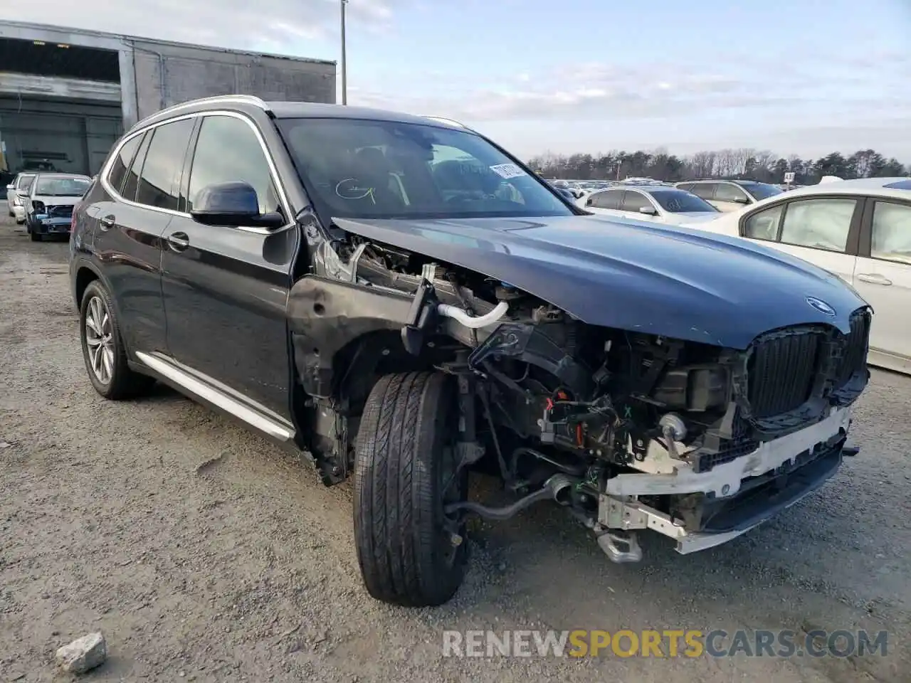 1 Photograph of a damaged car 5UXTR7C53KLF25155 BMW X3 2019