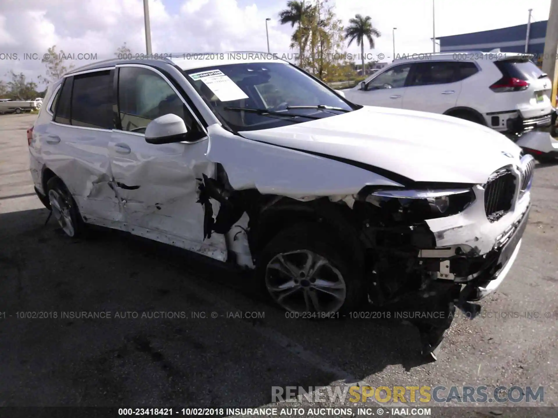 1 Photograph of a damaged car 5UXTR7C53KLF26404 Bmw X3 2019