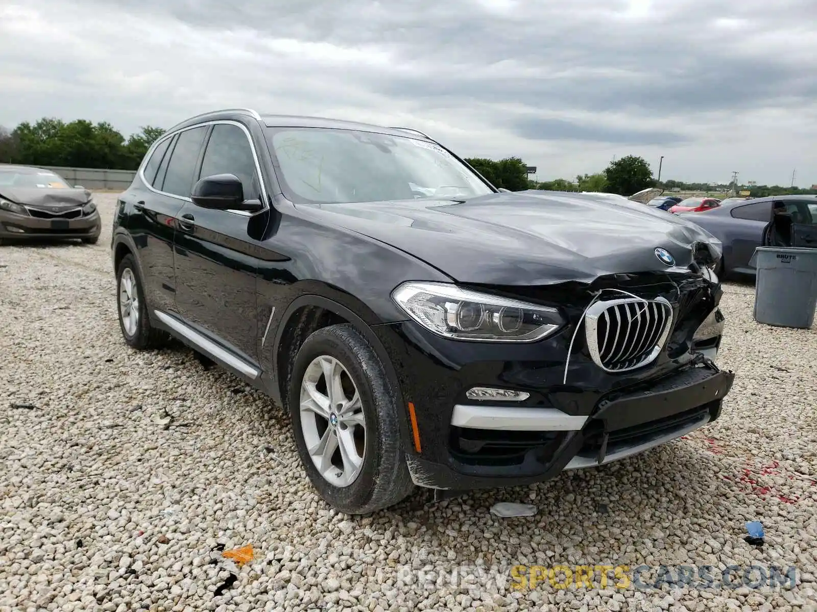 1 Photograph of a damaged car 5UXTR7C53KLF34521 BMW X3 2019