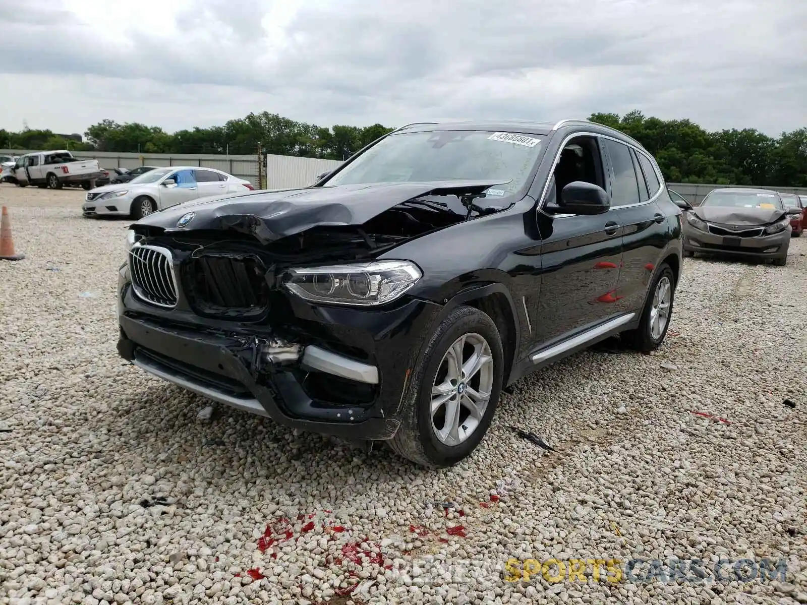 2 Photograph of a damaged car 5UXTR7C53KLF34521 BMW X3 2019