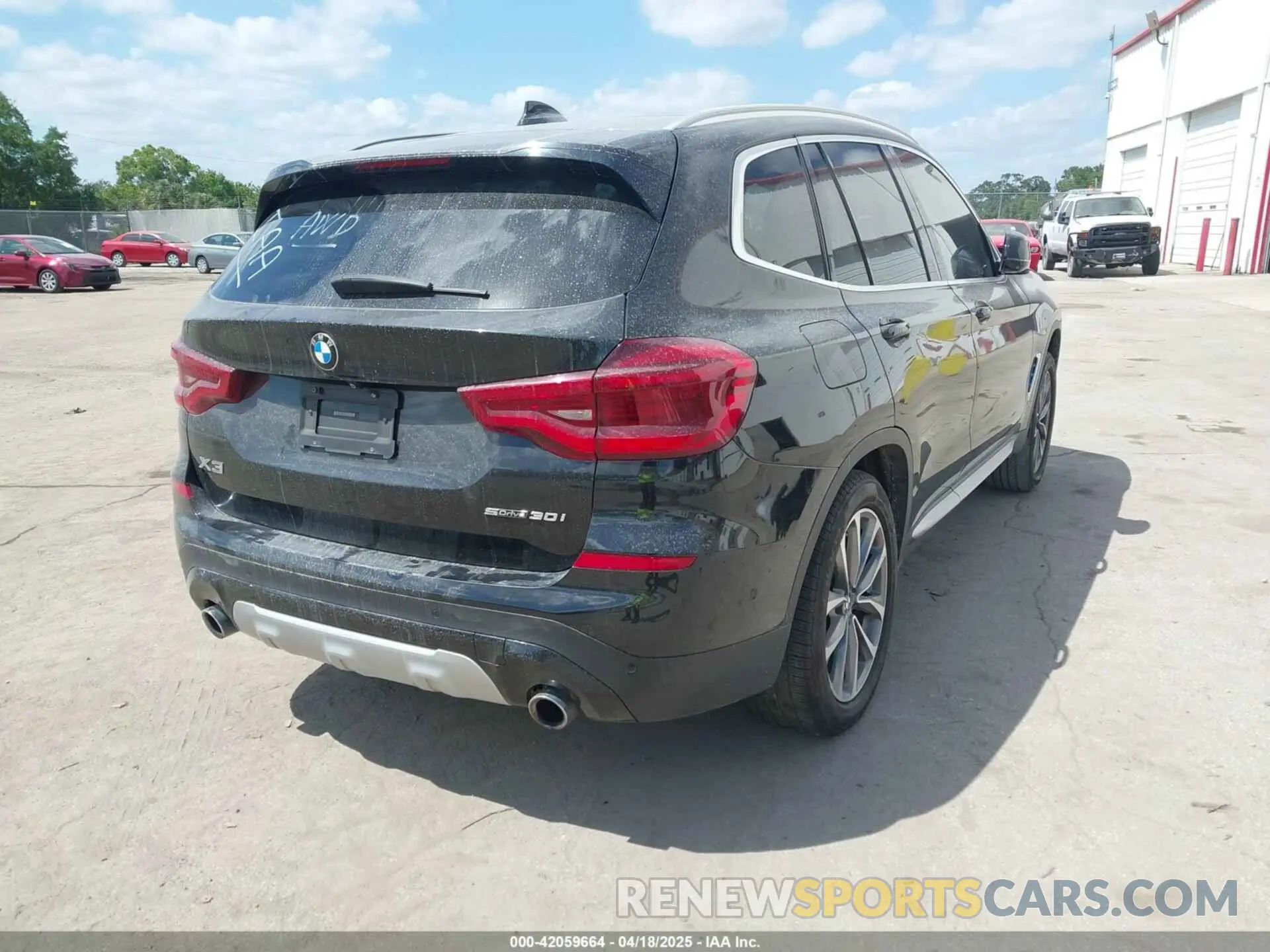 4 Photograph of a damaged car 5UXTR7C53KLR45382 BMW X3 2019