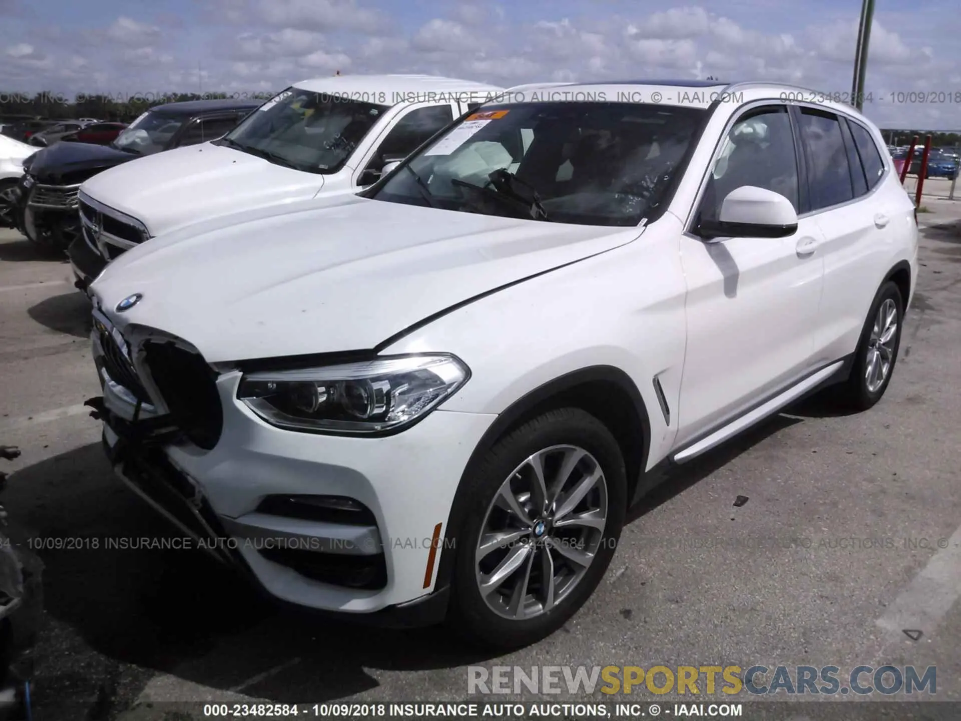 2 Photograph of a damaged car 5UXTR7C54KLA48431 Bmw X3 2019
