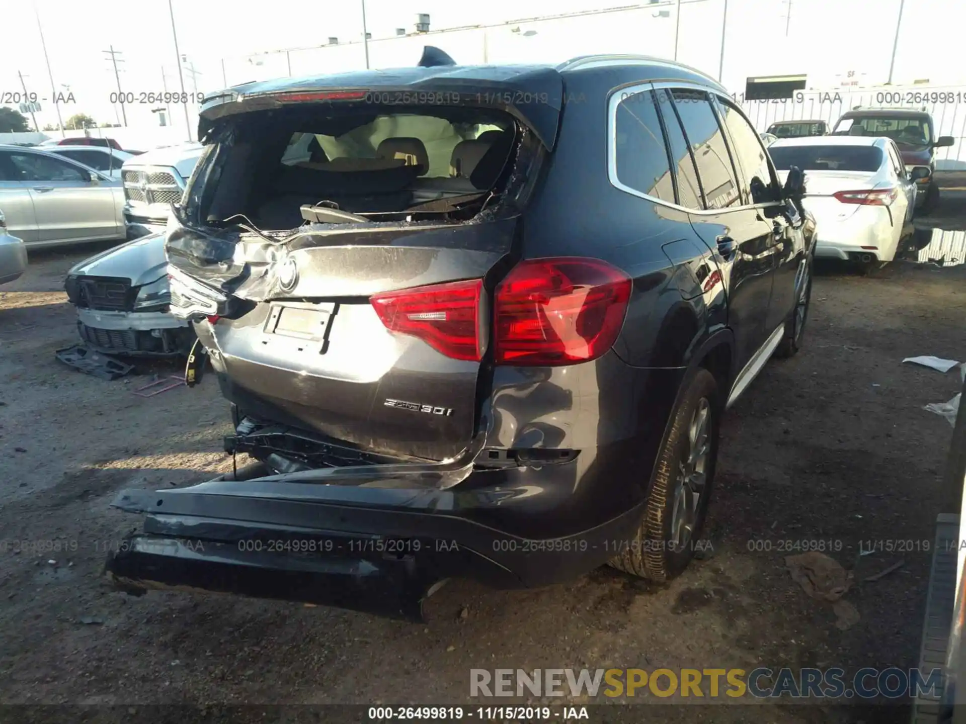 4 Photograph of a damaged car 5UXTR7C54KLE97060 BMW X3 2019