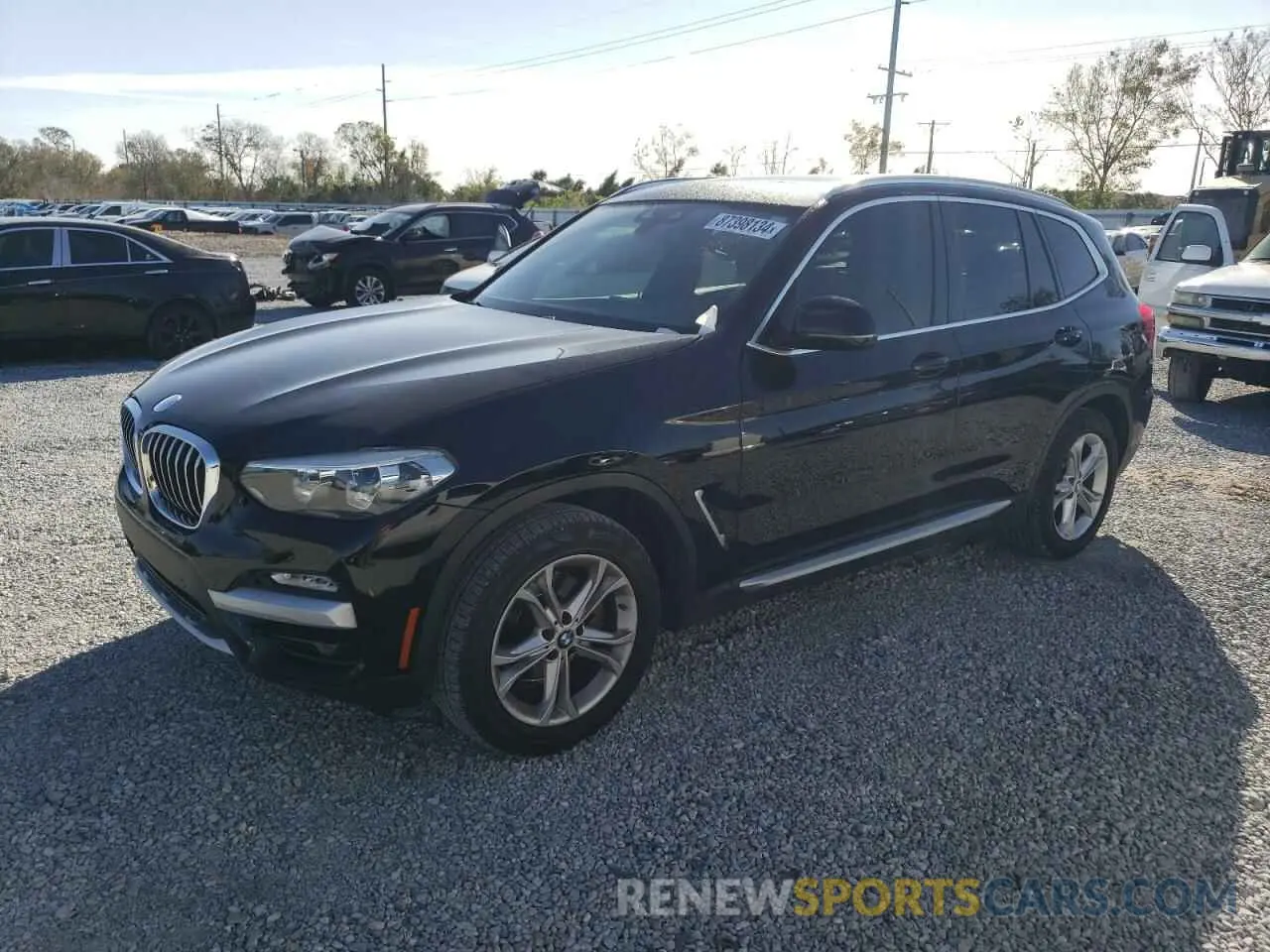 1 Photograph of a damaged car 5UXTR7C54KLF28470 BMW X3 2019