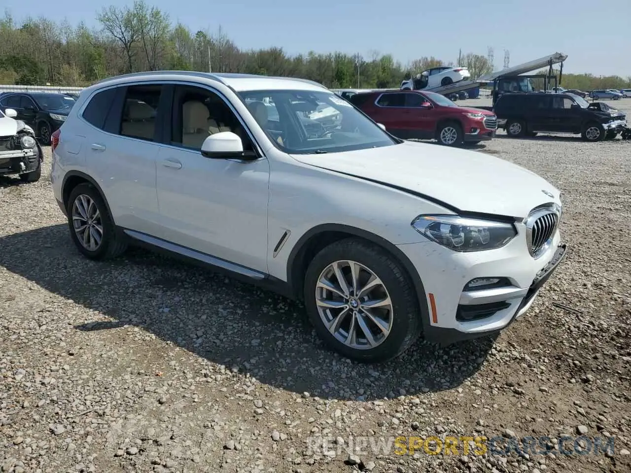 4 Photograph of a damaged car 5UXTR7C54KLF30218 BMW X3 2019