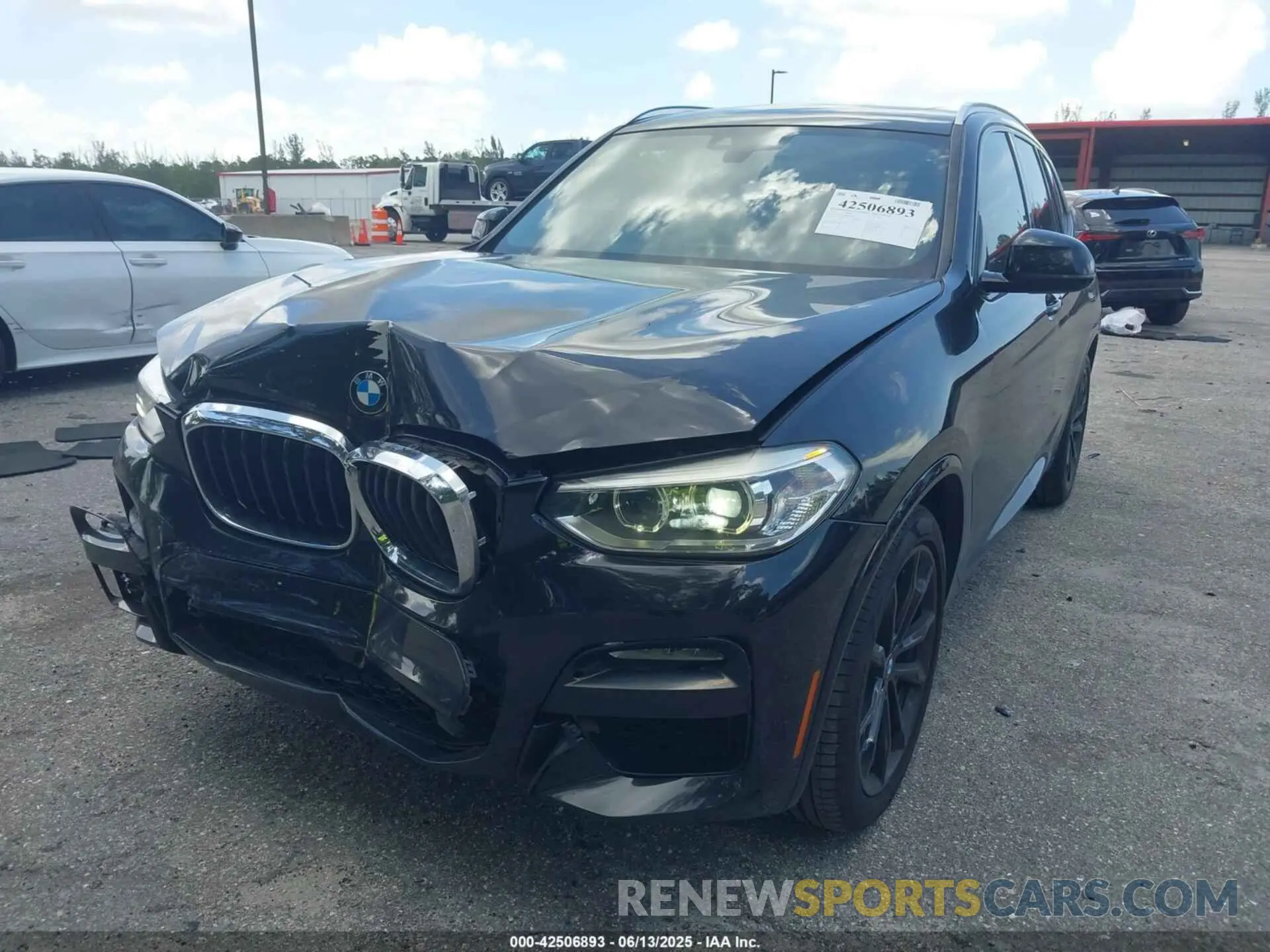 2 Photograph of a damaged car 5UXTR7C54KLF33863 BMW X3 2019
