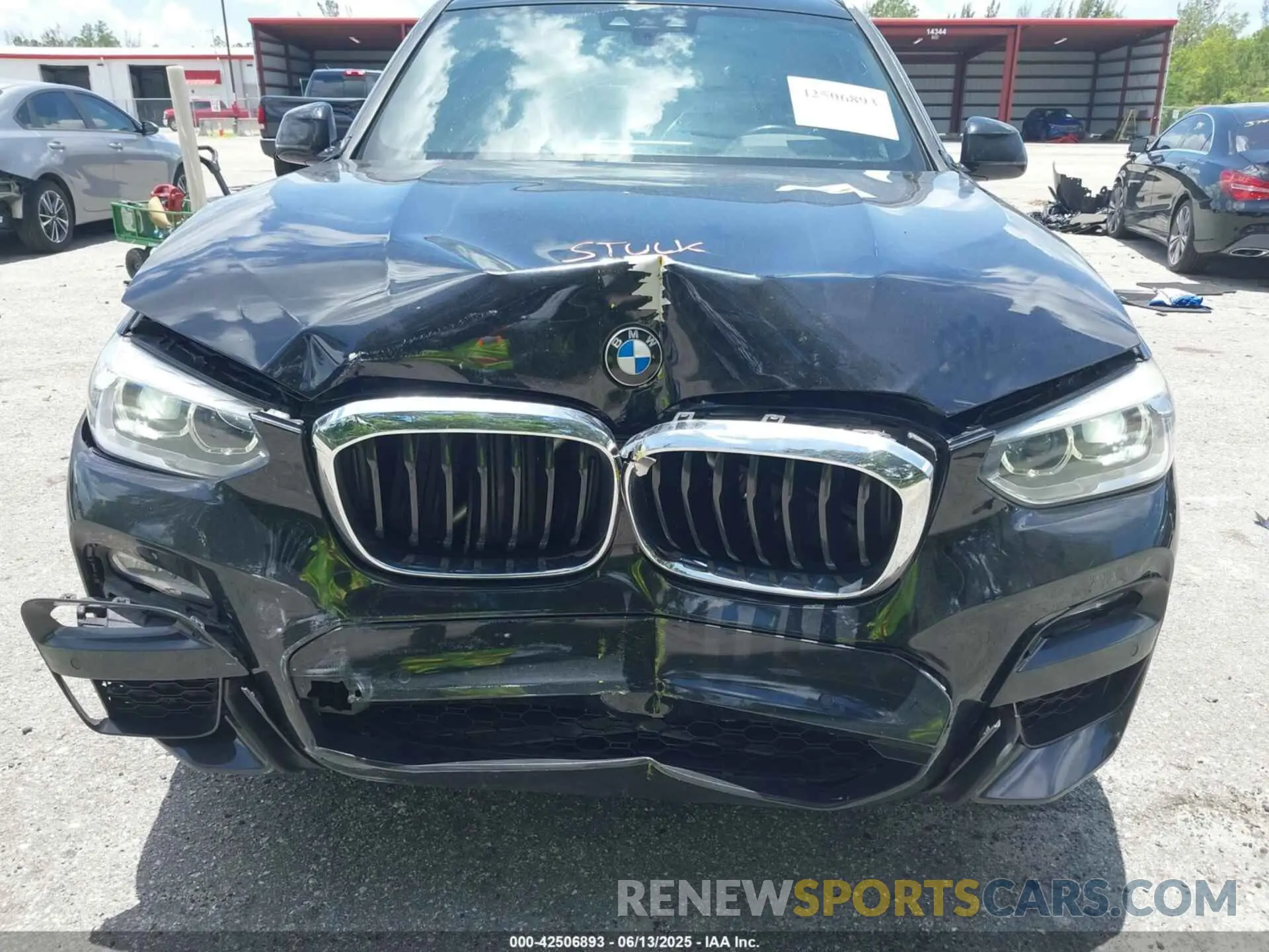 6 Photograph of a damaged car 5UXTR7C54KLF33863 BMW X3 2019