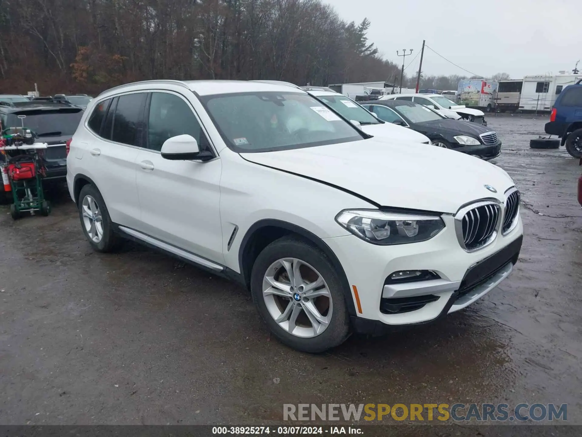 1 Photograph of a damaged car 5UXTR7C54KLF36116 BMW X3 2019