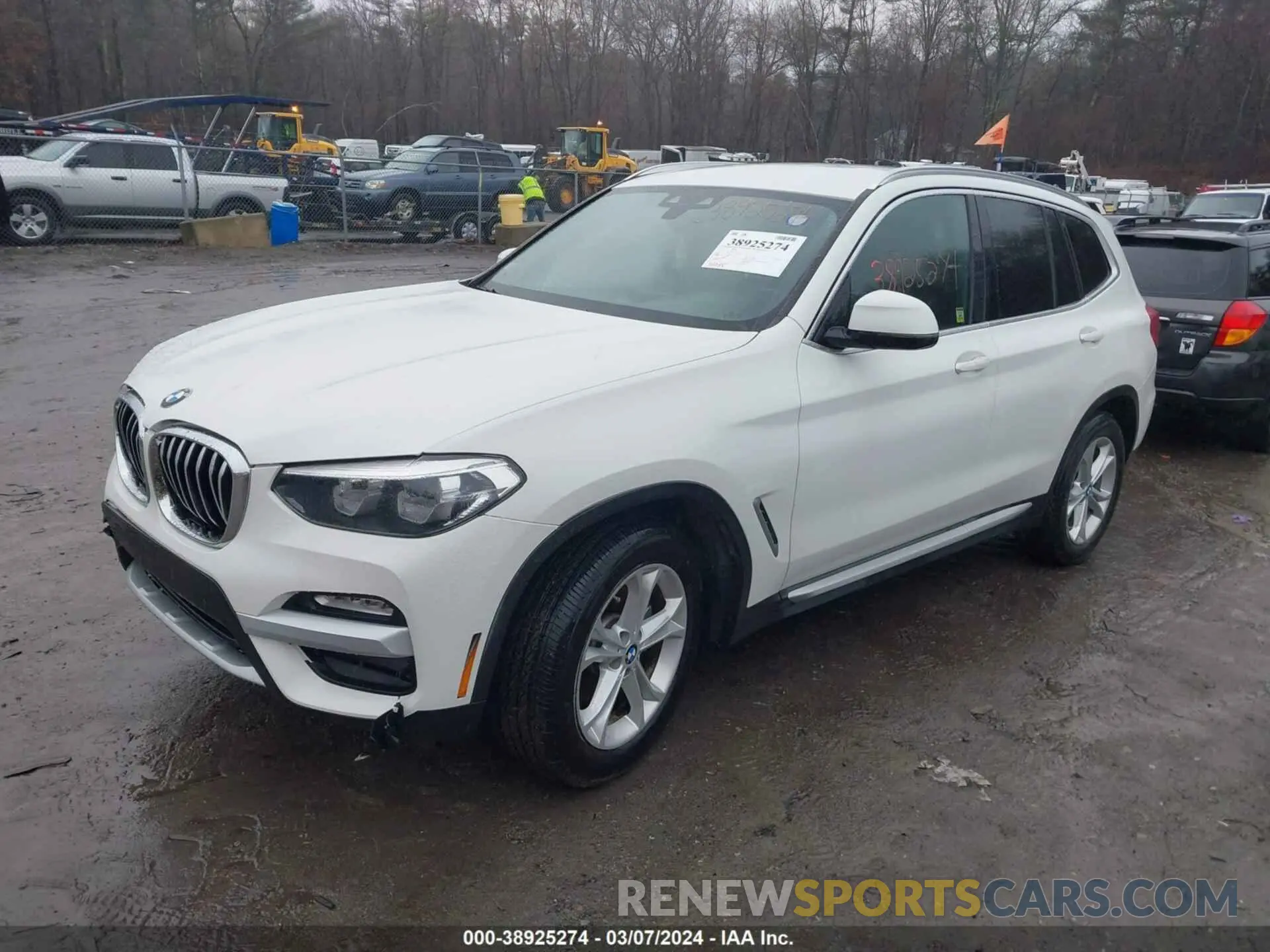 2 Photograph of a damaged car 5UXTR7C54KLF36116 BMW X3 2019