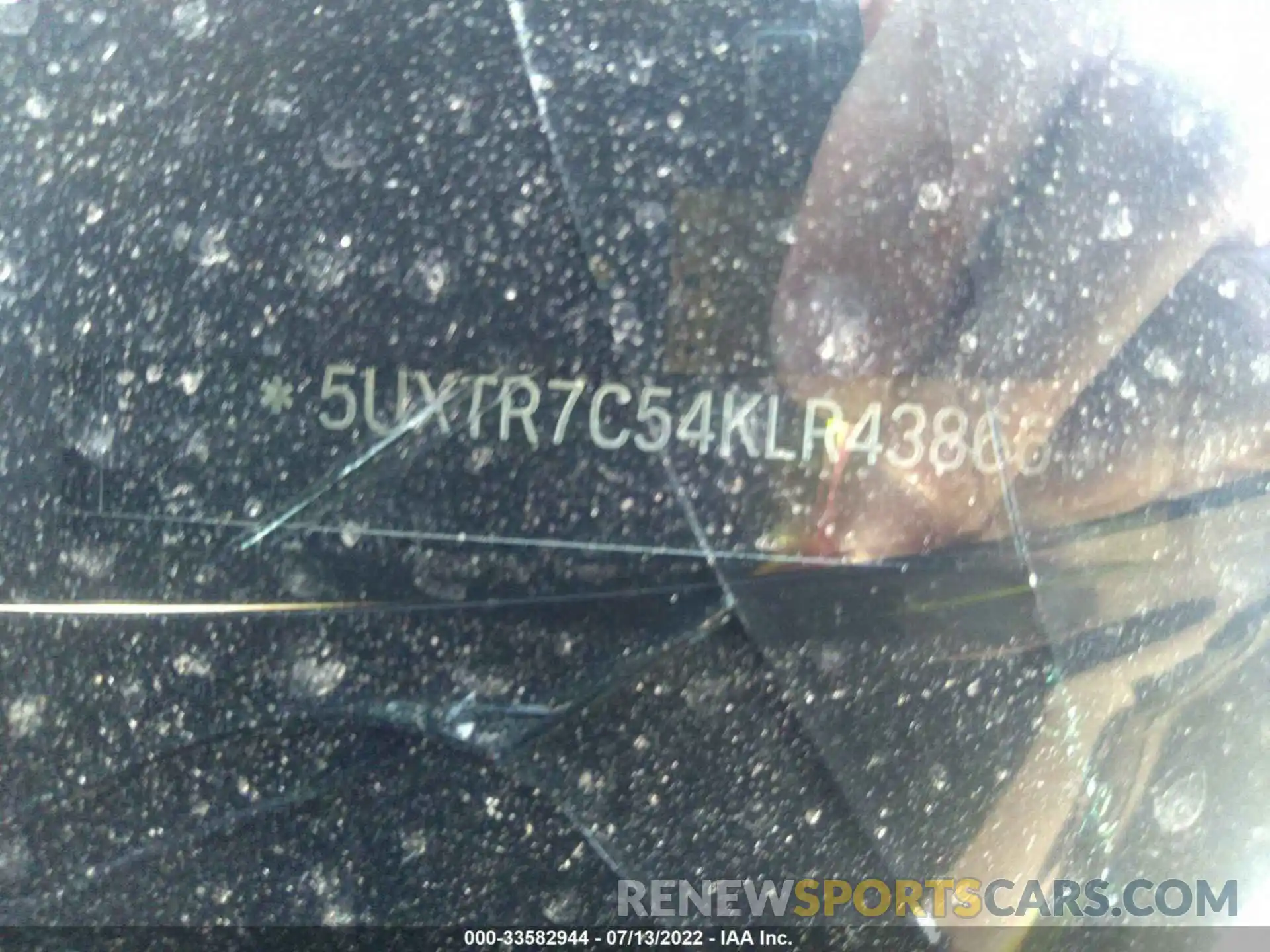 9 Photograph of a damaged car 5UXTR7C54KLR43866 BMW X3 2019