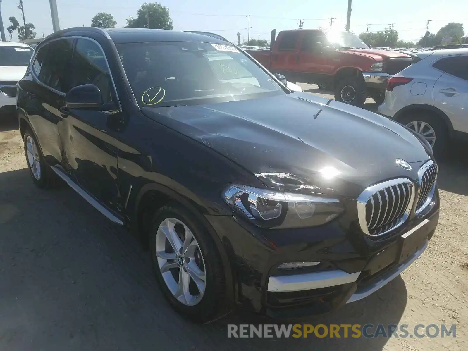 1 Photograph of a damaged car 5UXTR7C54KLR46461 BMW X3 2019