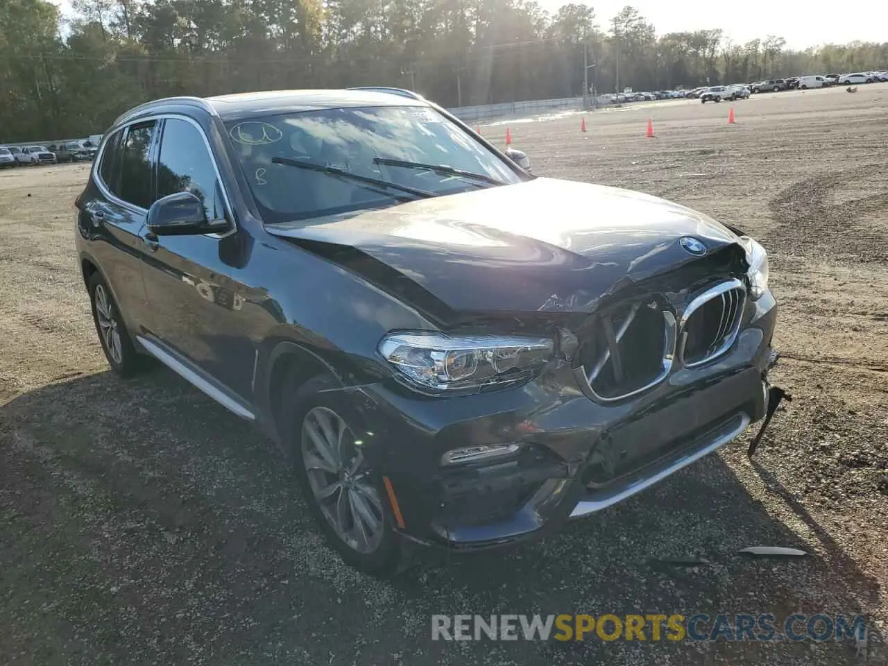 1 Photograph of a damaged car 5UXTR7C54KLR49408 BMW X3 2019
