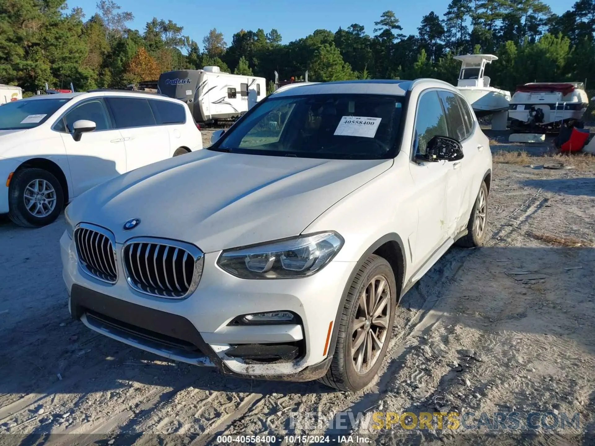 2 Photograph of a damaged car 5UXTR7C54KLR52440 BMW X3 2019