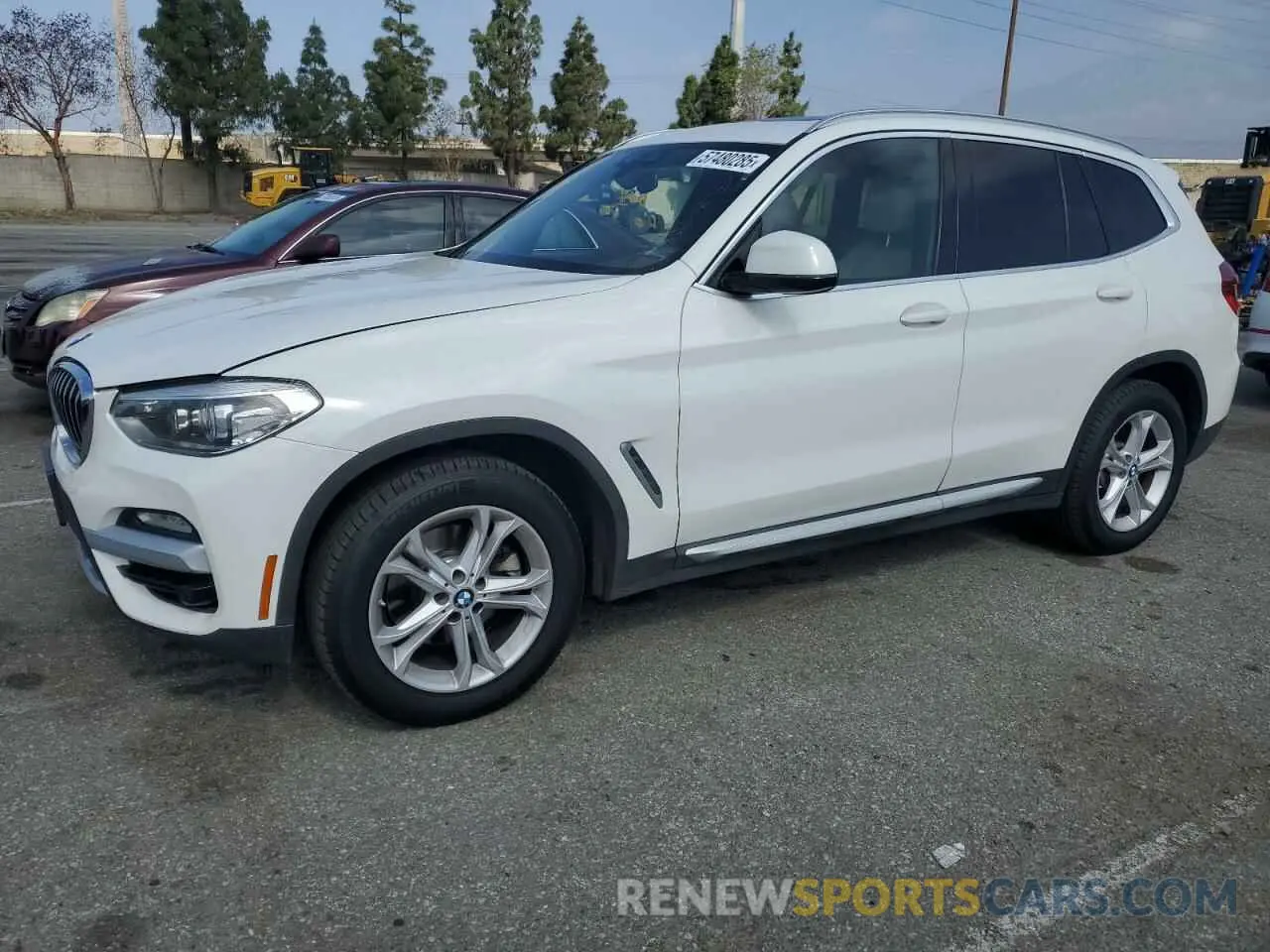 1 Photograph of a damaged car 5UXTR7C55KLE93812 BMW X3 2019