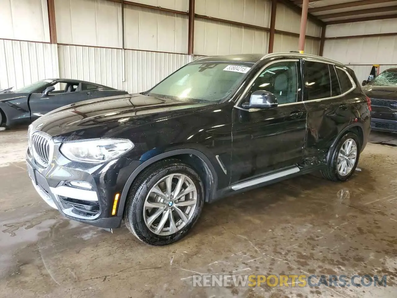 1 Photograph of a damaged car 5UXTR7C55KLF25724 BMW X3 2019