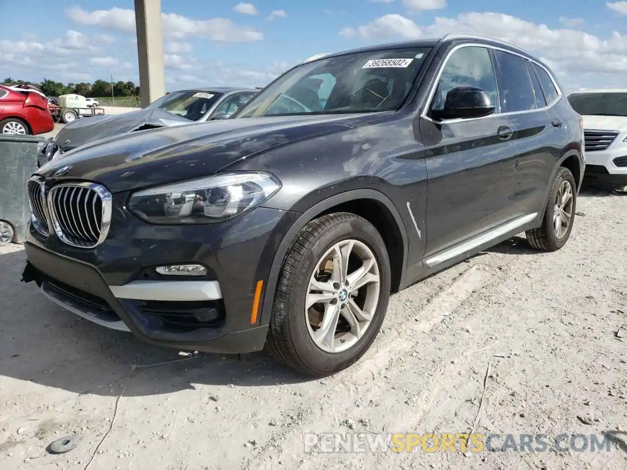 2 Photograph of a damaged car 5UXTR7C55KLF30051 BMW X3 2019