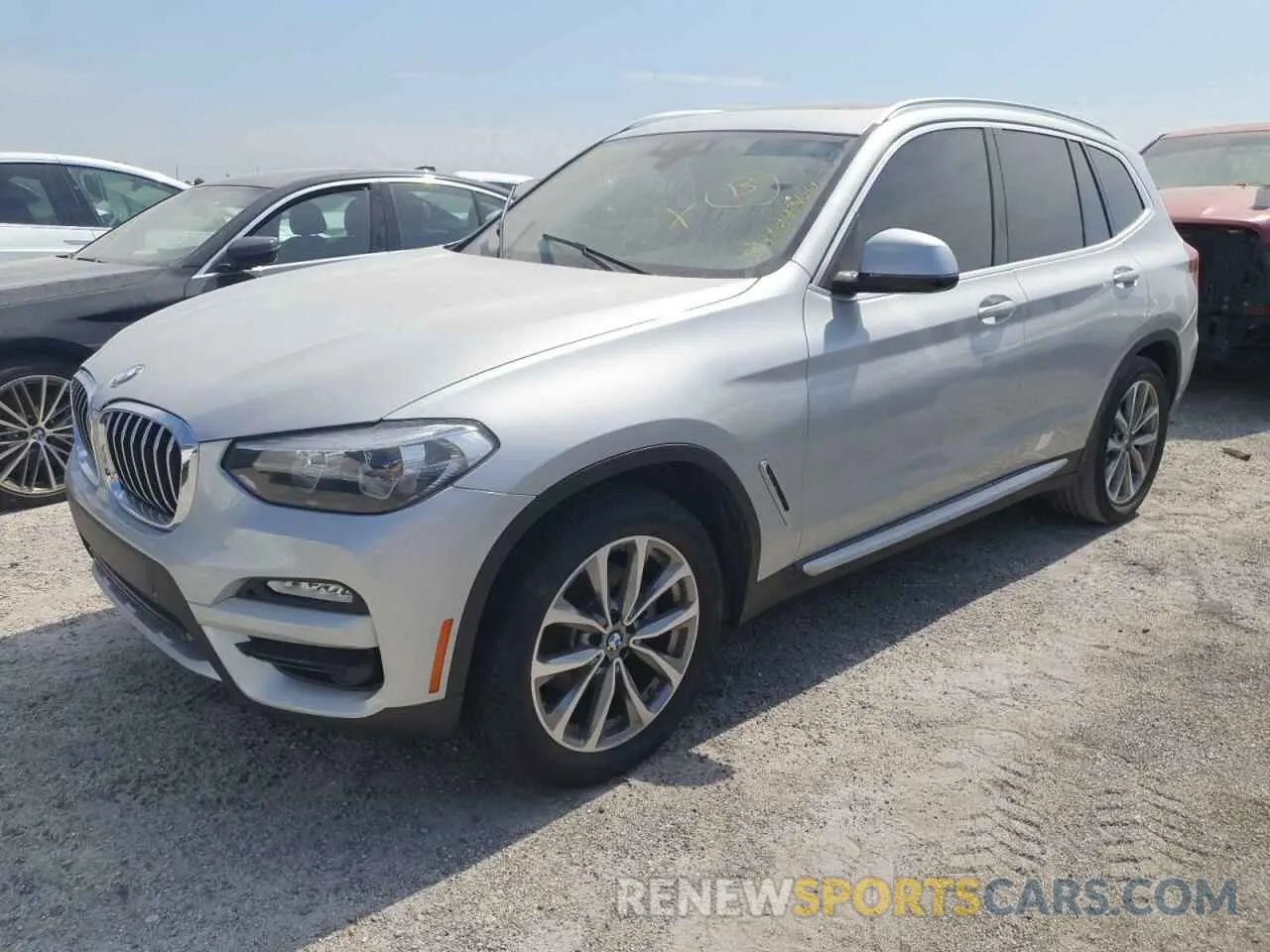1 Photograph of a damaged car 5UXTR7C55KLF30387 BMW X3 2019