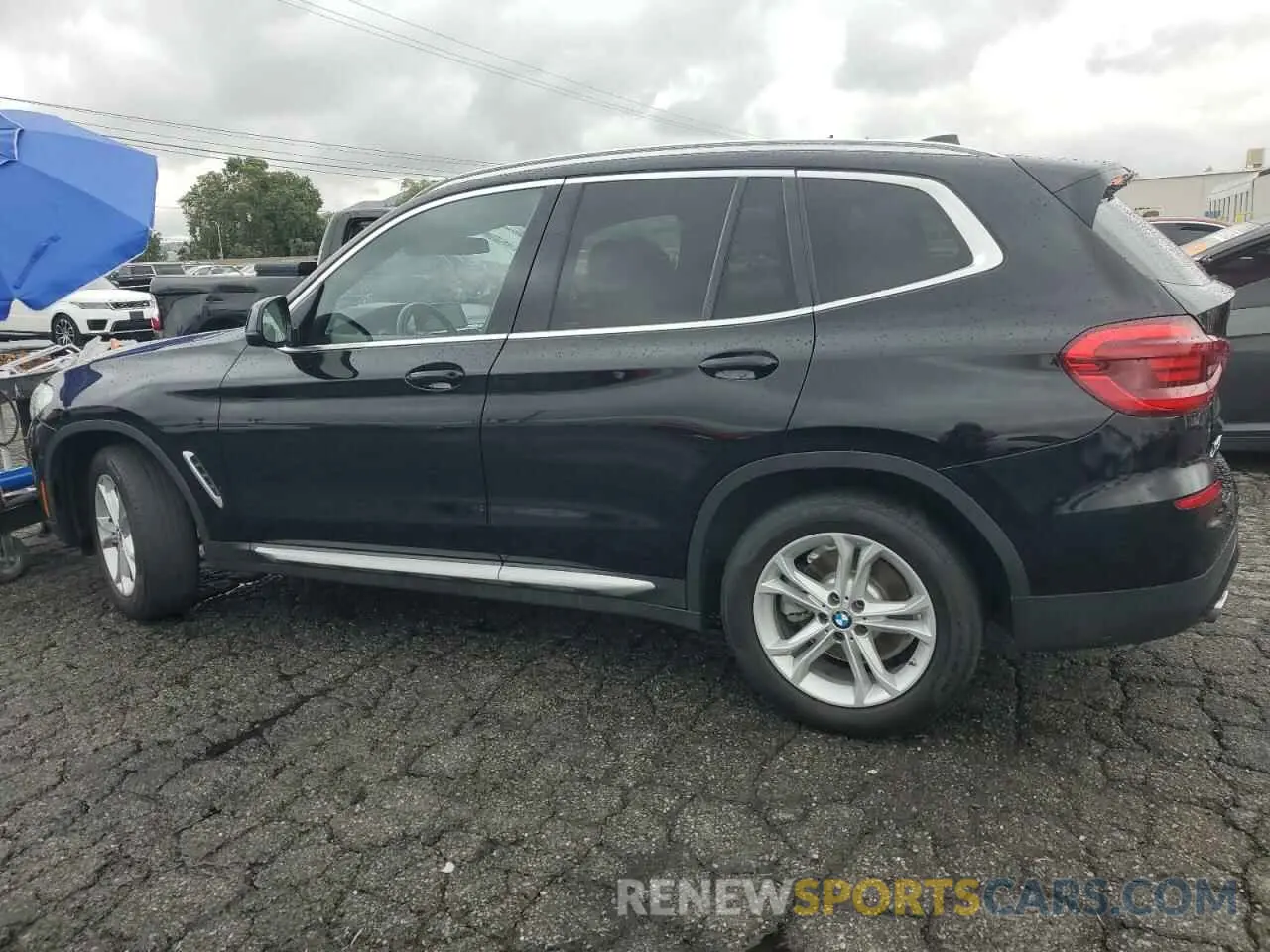 2 Photograph of a damaged car 5UXTR7C55KLR44556 BMW X3 2019