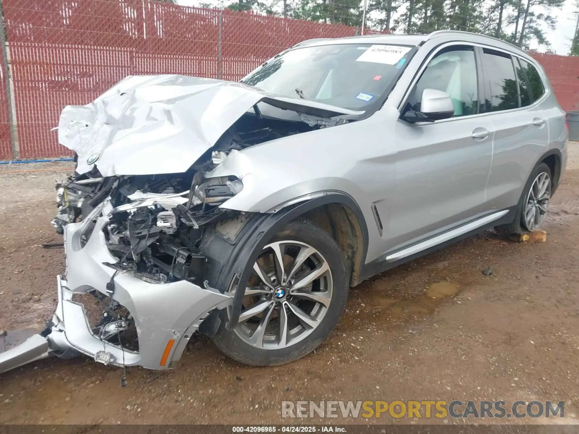 2 Photograph of a damaged car 5UXTR7C55KLR47196 BMW X3 2019