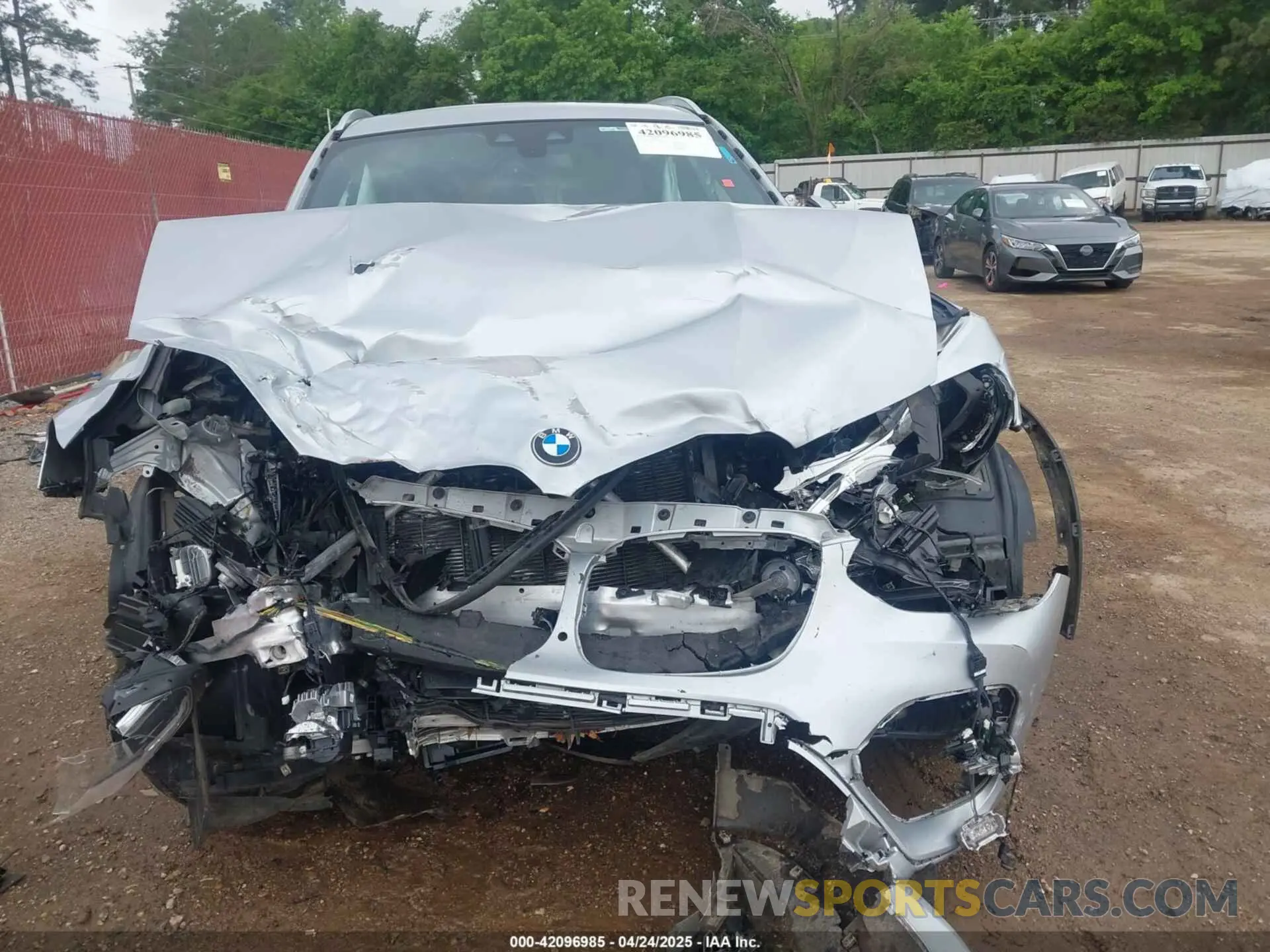 6 Photograph of a damaged car 5UXTR7C55KLR47196 BMW X3 2019