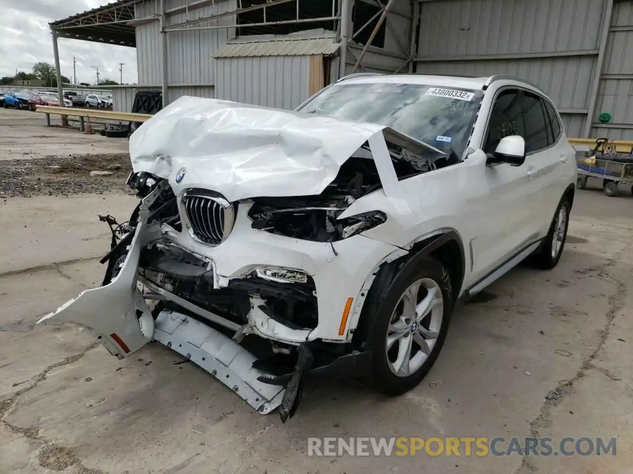 2 Photograph of a damaged car 5UXTR7C55KLR50048 BMW X3 2019