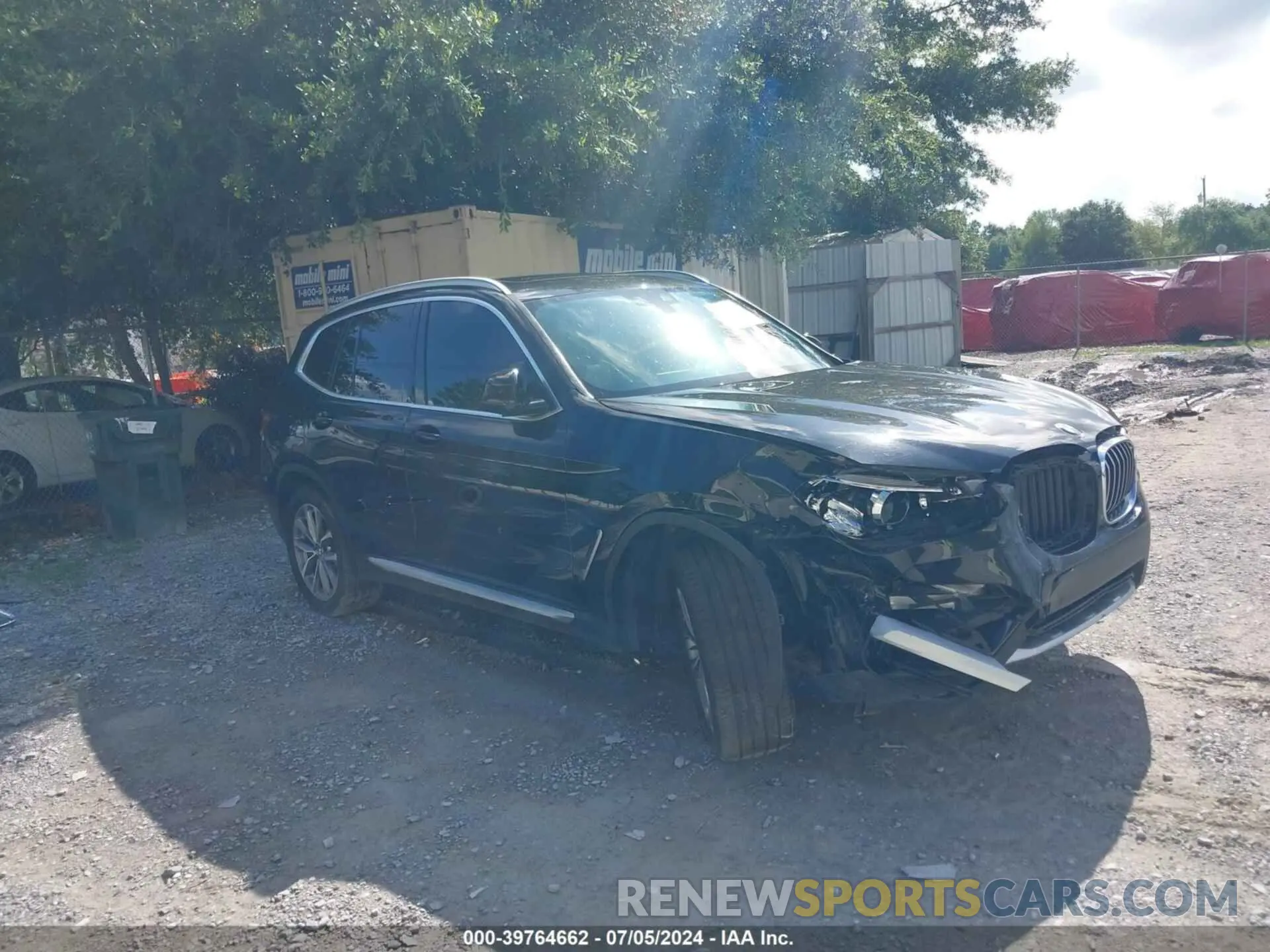 1 Photograph of a damaged car 5UXTR7C56KLF23433 BMW X3 2019