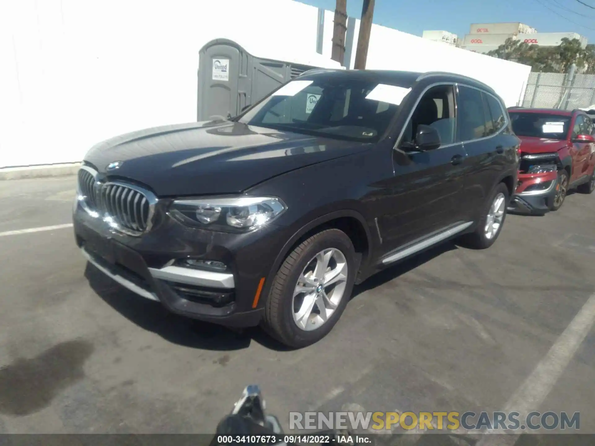 2 Photograph of a damaged car 5UXTR7C56KLF24209 BMW X3 2019