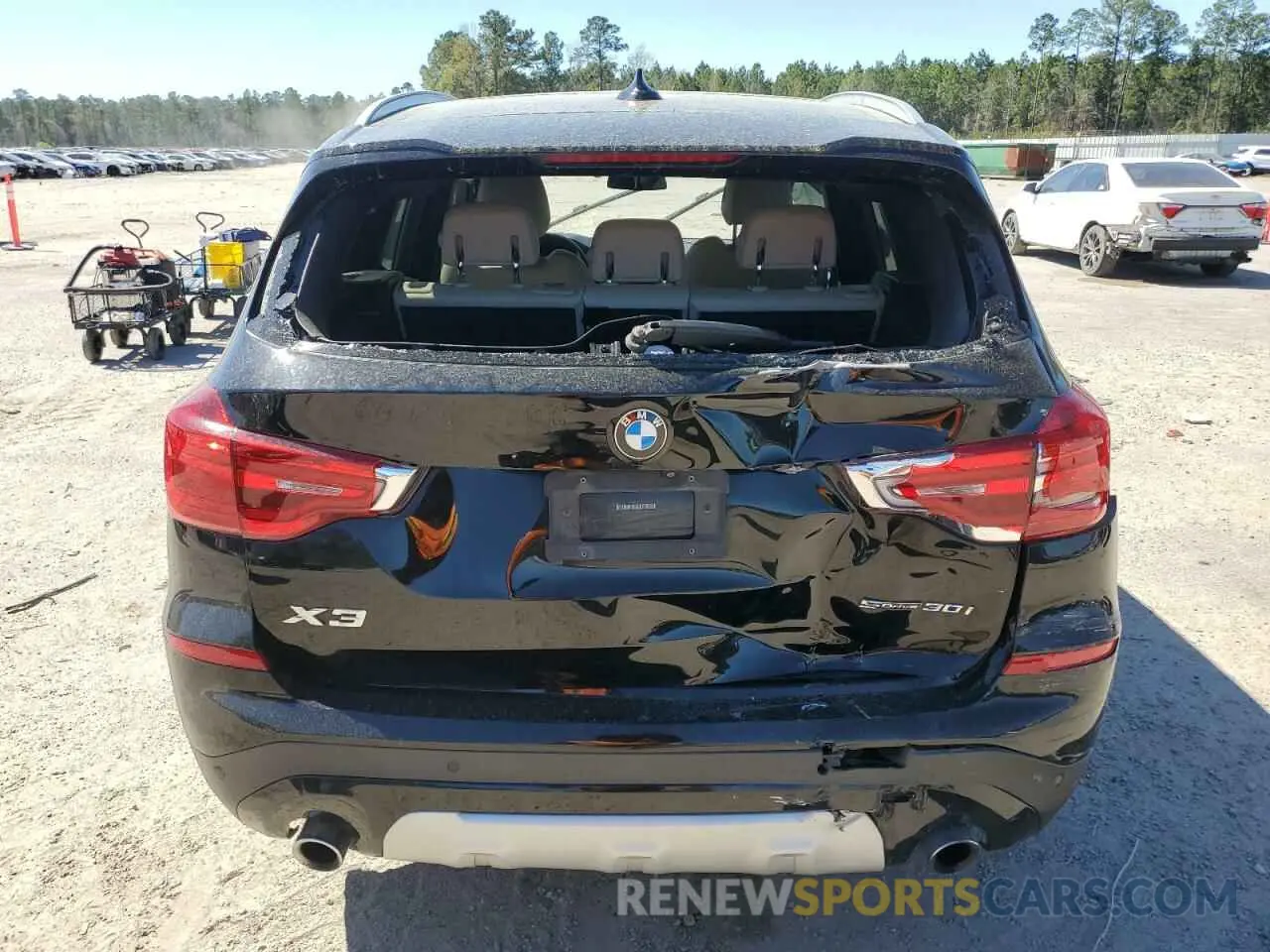 6 Photograph of a damaged car 5UXTR7C56KLF28387 BMW X3 2019