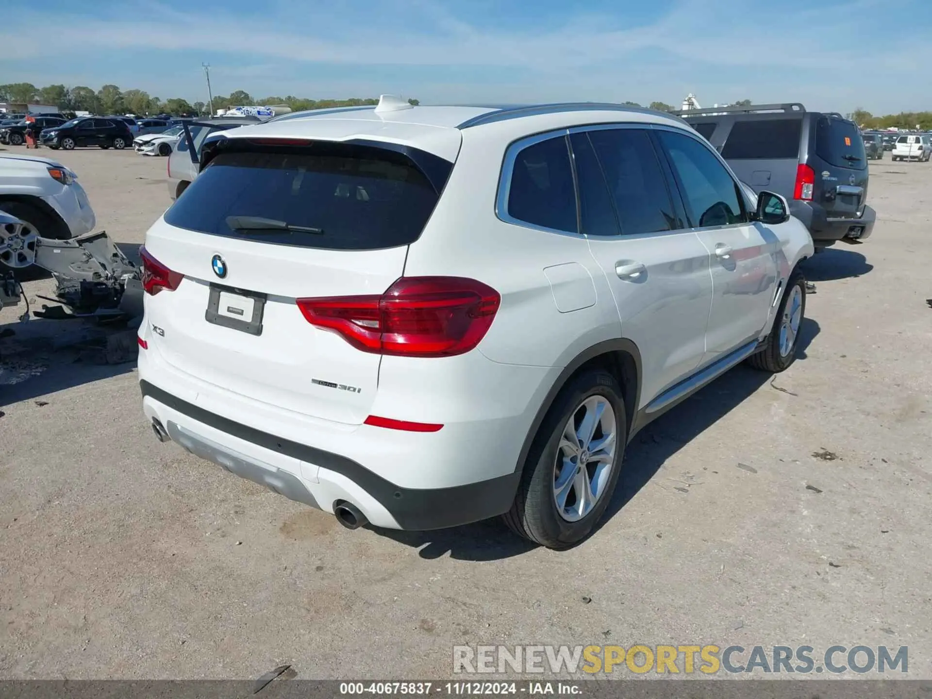 4 Photograph of a damaged car 5UXTR7C56KLR43805 BMW X3 2019