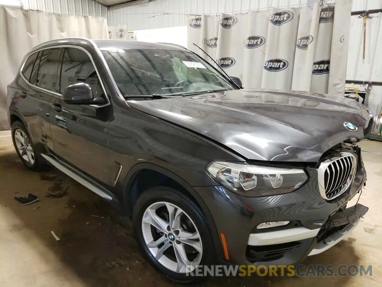 1 Photograph of a damaged car 5UXTR7C56KLR46851 BMW X3 2019