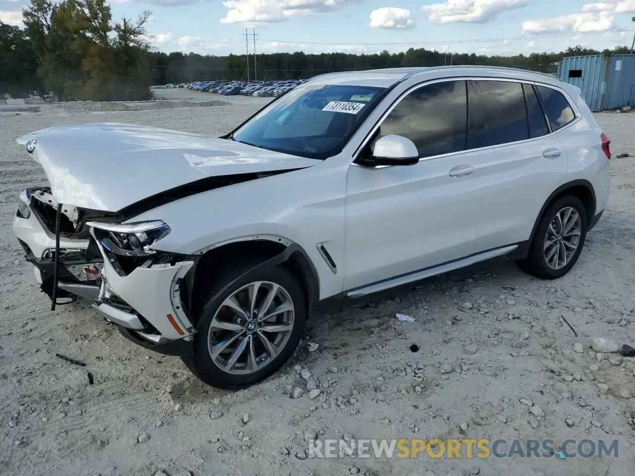 1 Photograph of a damaged car 5UXTR7C56KLR52102 BMW X3 2019