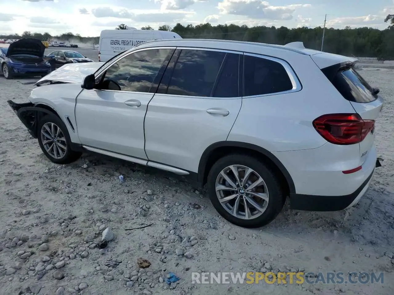 2 Photograph of a damaged car 5UXTR7C56KLR52102 BMW X3 2019