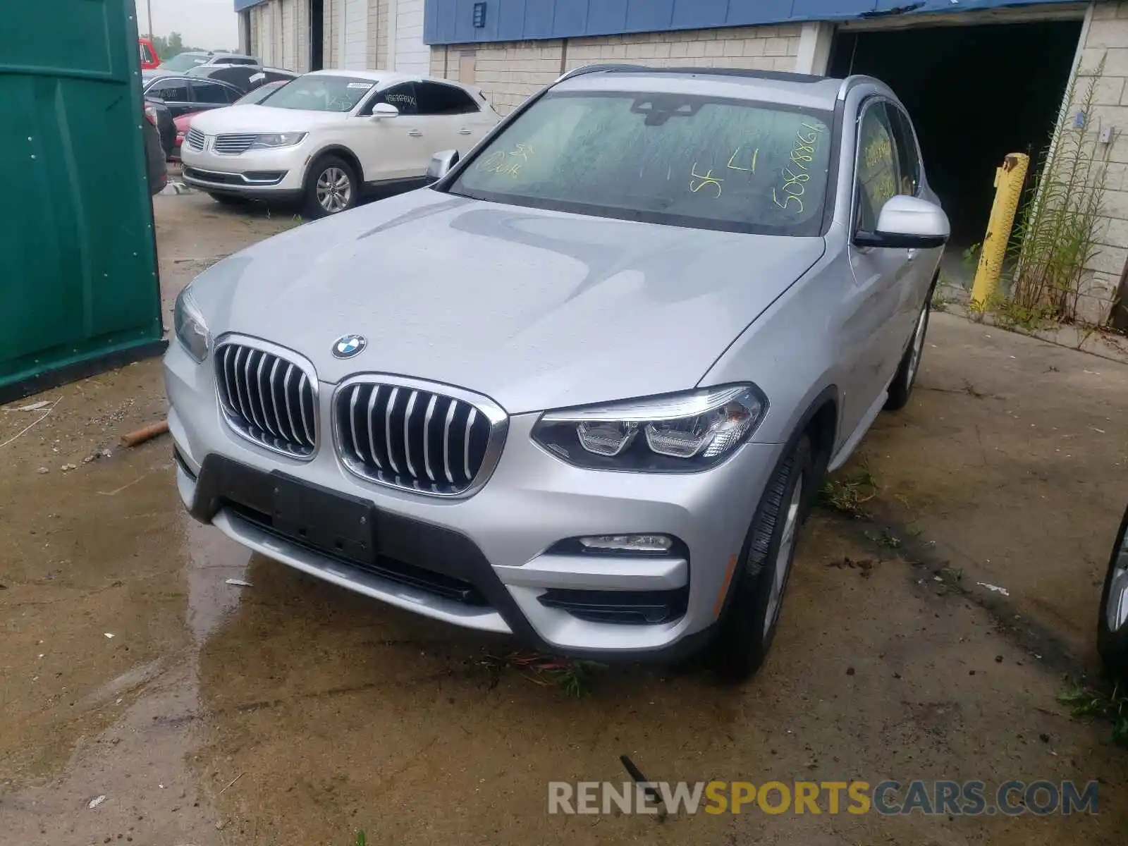 2 Photograph of a damaged car 5UXTR7C57KLF27006 BMW X3 2019