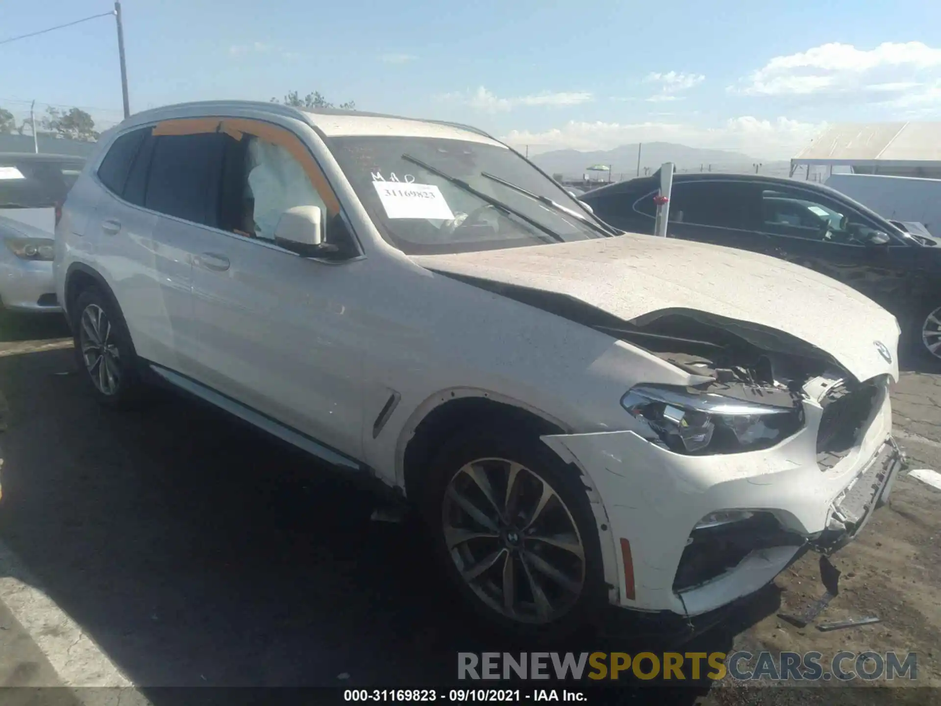 1 Photograph of a damaged car 5UXTR7C57KLR49726 BMW X3 2019