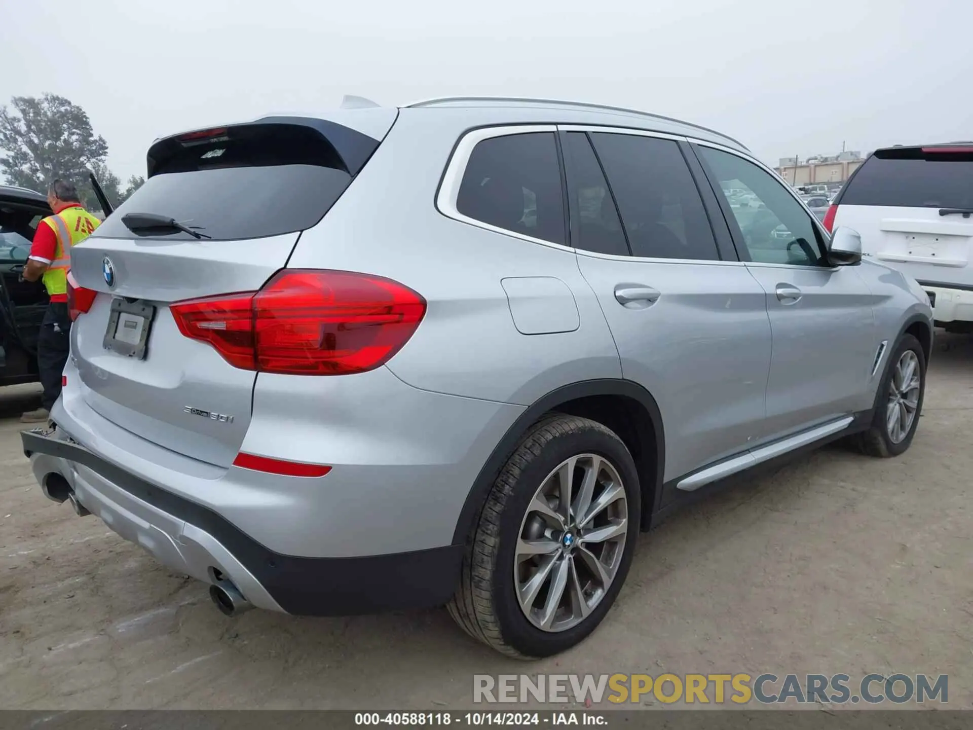 4 Photograph of a damaged car 5UXTR7C57KLR51735 BMW X3 2019