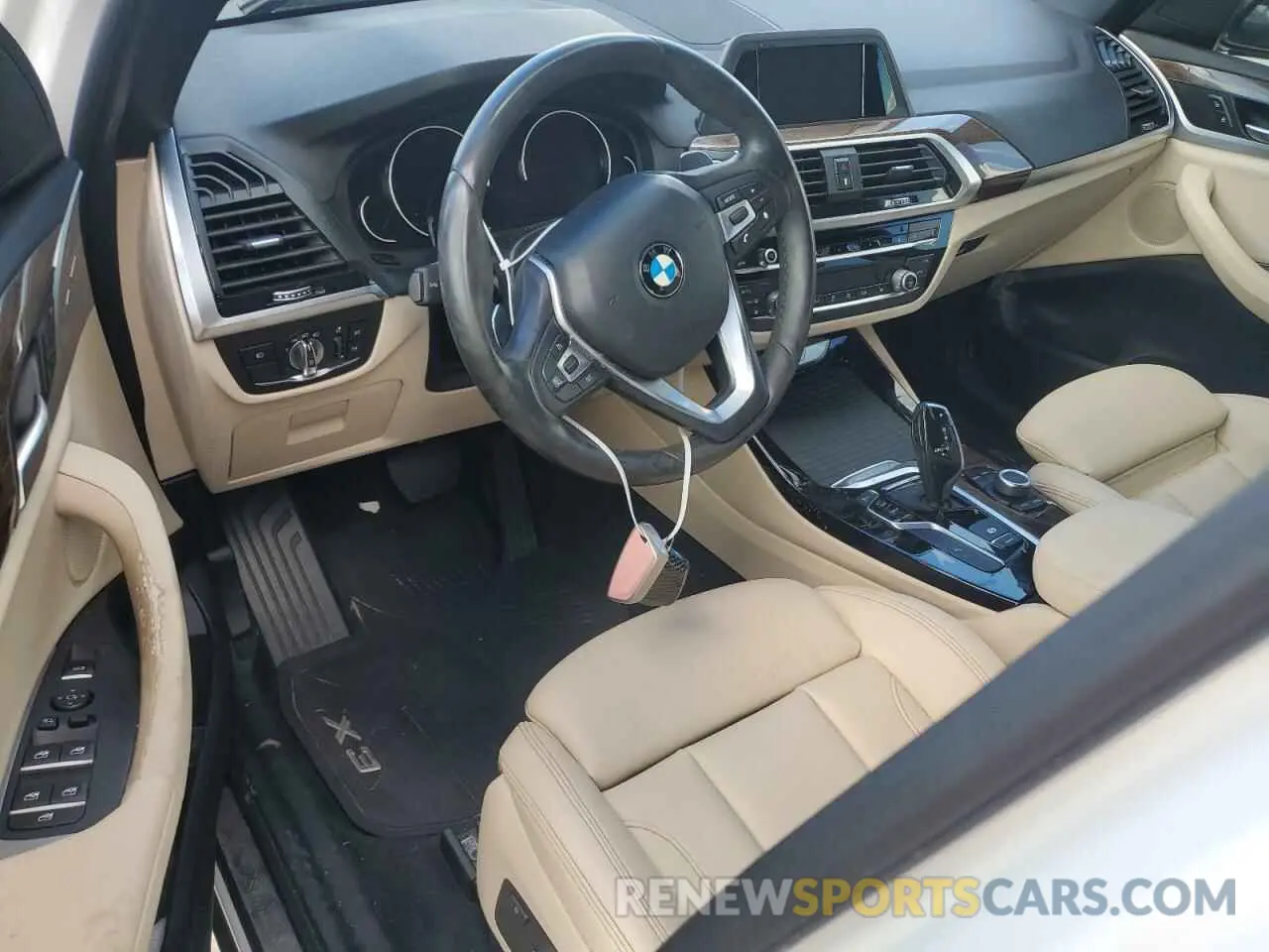 8 Photograph of a damaged car 5UXTR7C57KLR53341 BMW X3 2019