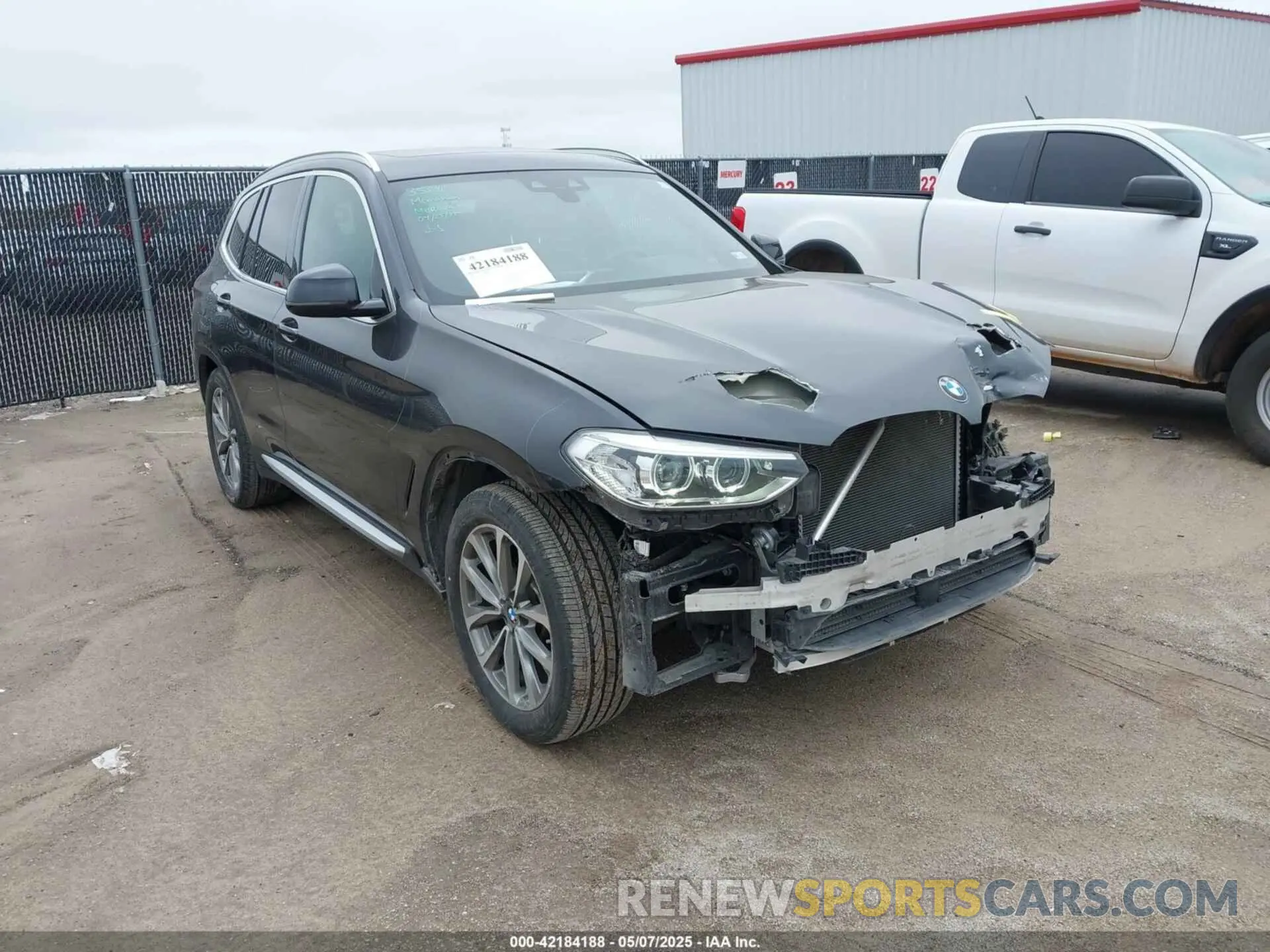 1 Photograph of a damaged car 5UXTR7C58KLE96414 BMW X3 2019