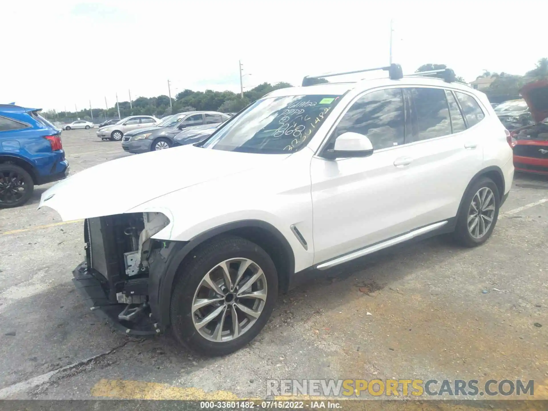 2 Photograph of a damaged car 5UXTR7C58KLE97868 BMW X3 2019